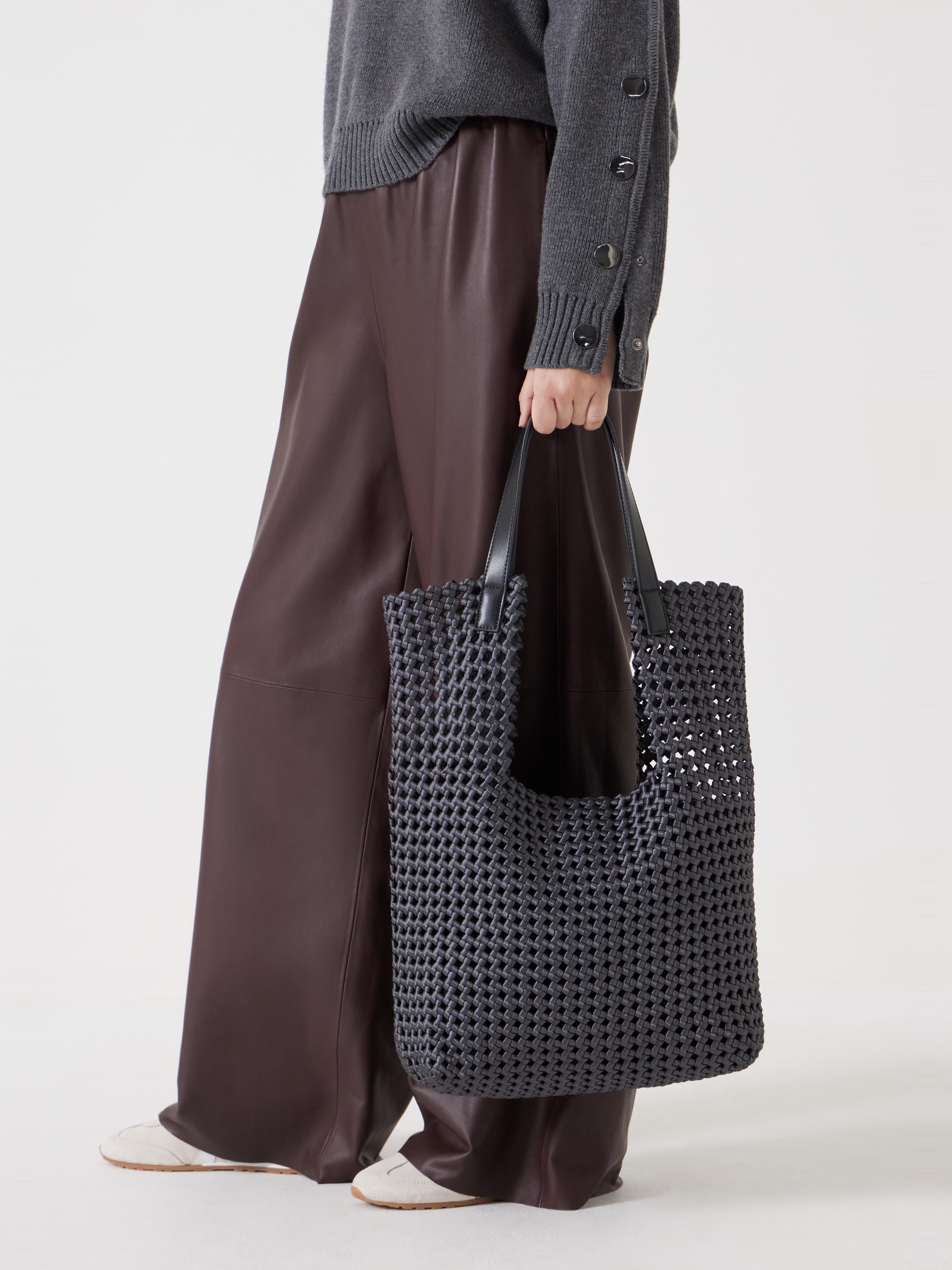 Satin Weave Tote Bag