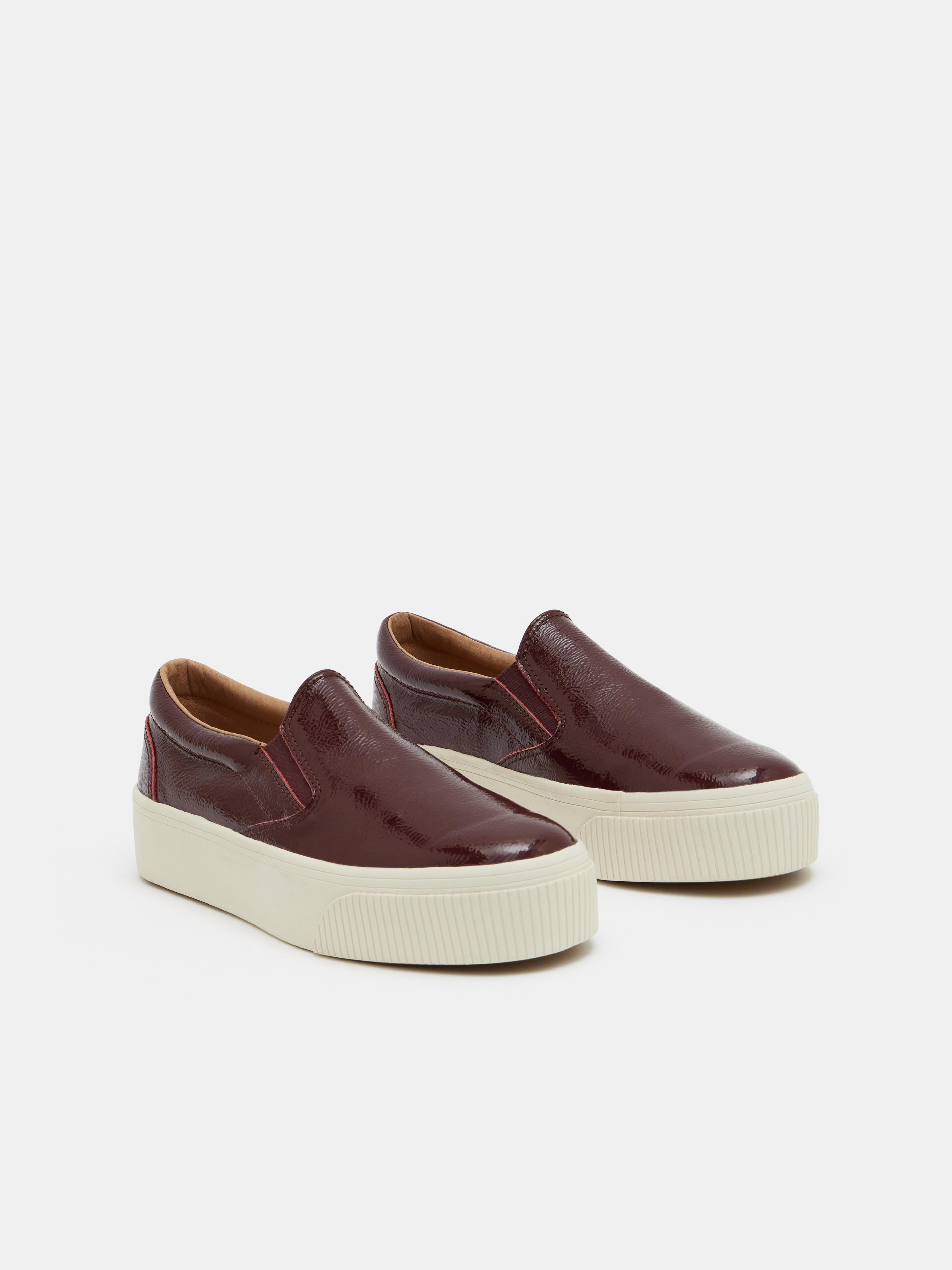 Gili Flatform Leather Trainers