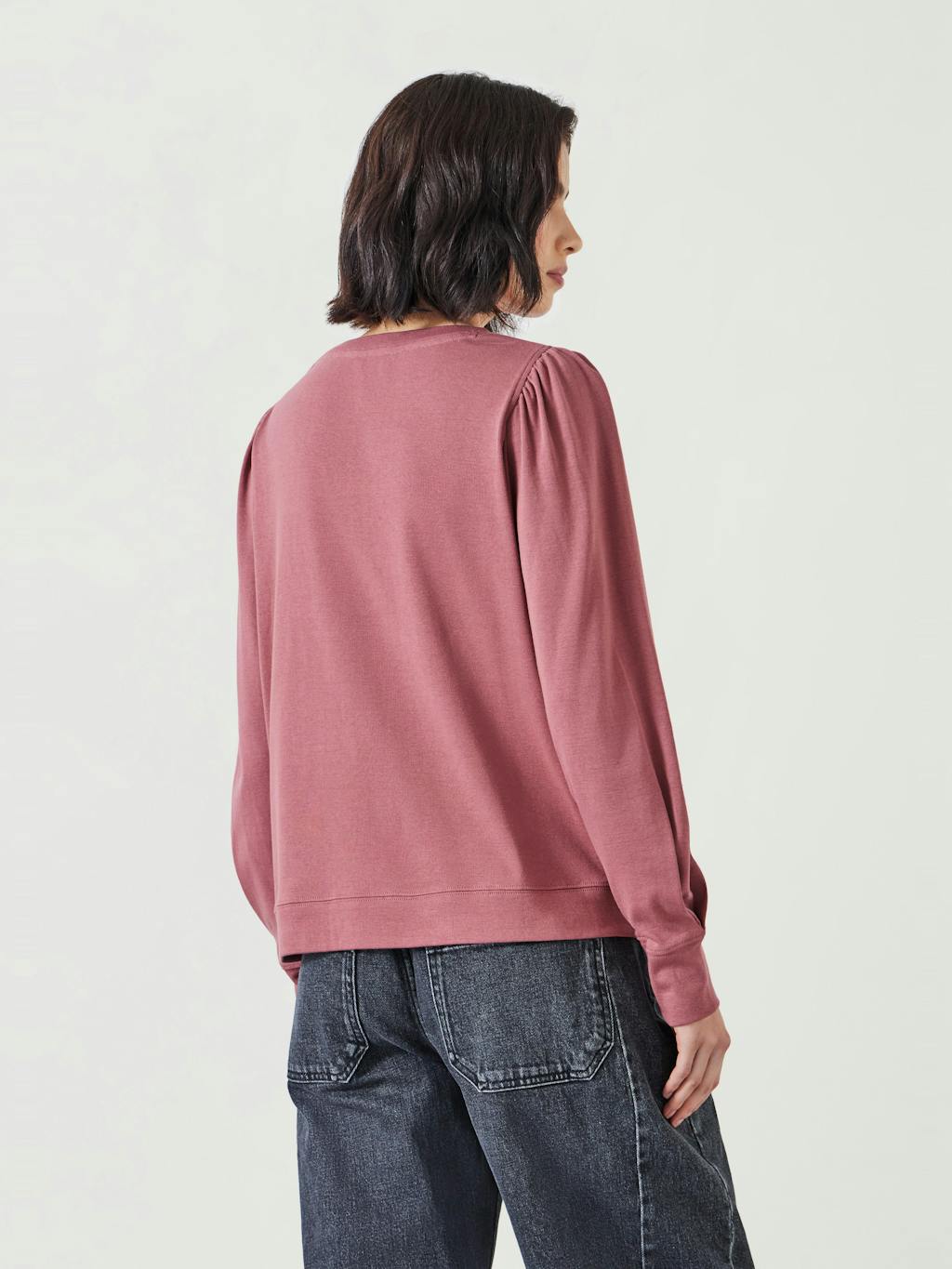 007404-1305-03 Emily Puff Sleeve Cotton Jersey Top