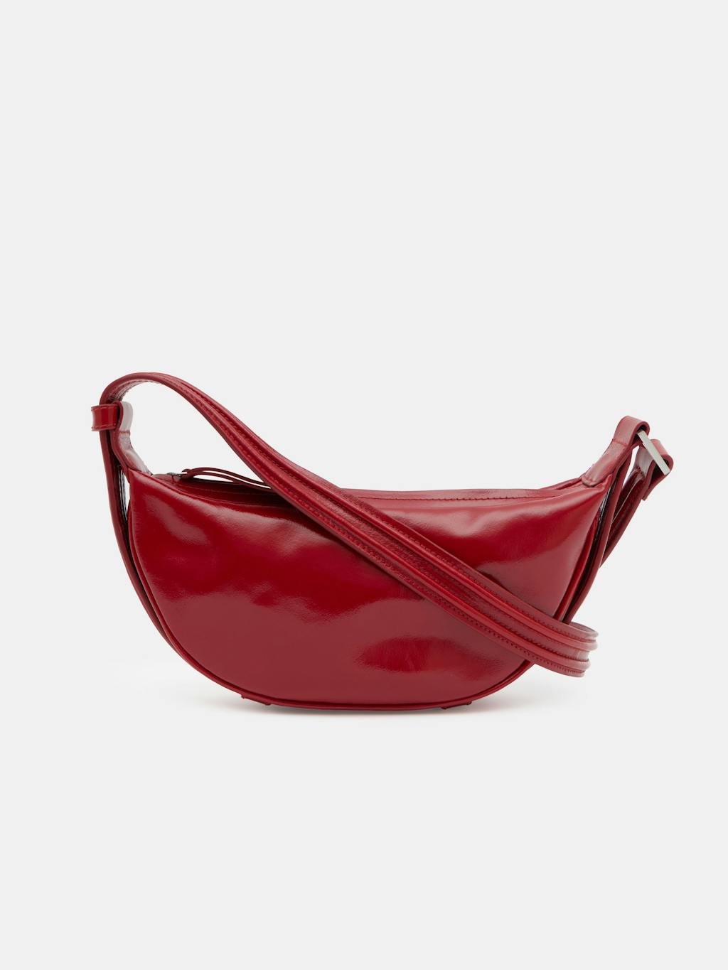 012336-1045-01 Rory Crescent Leather Crossbody Bag