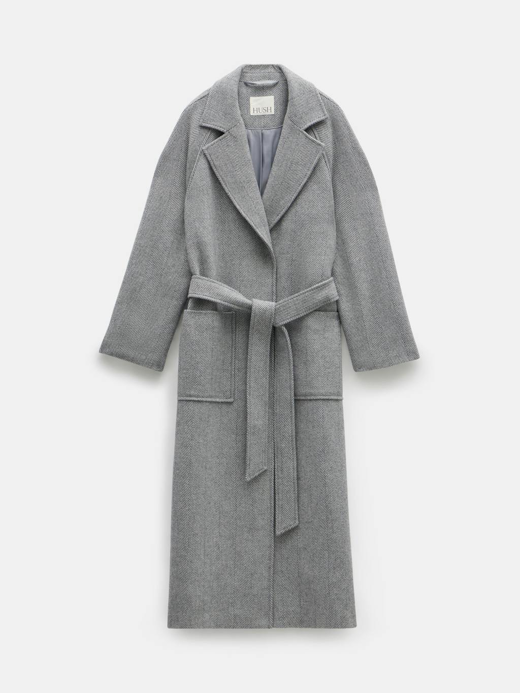 012443-0362-07 Kaitlin Wool Blend Herringbone Coat