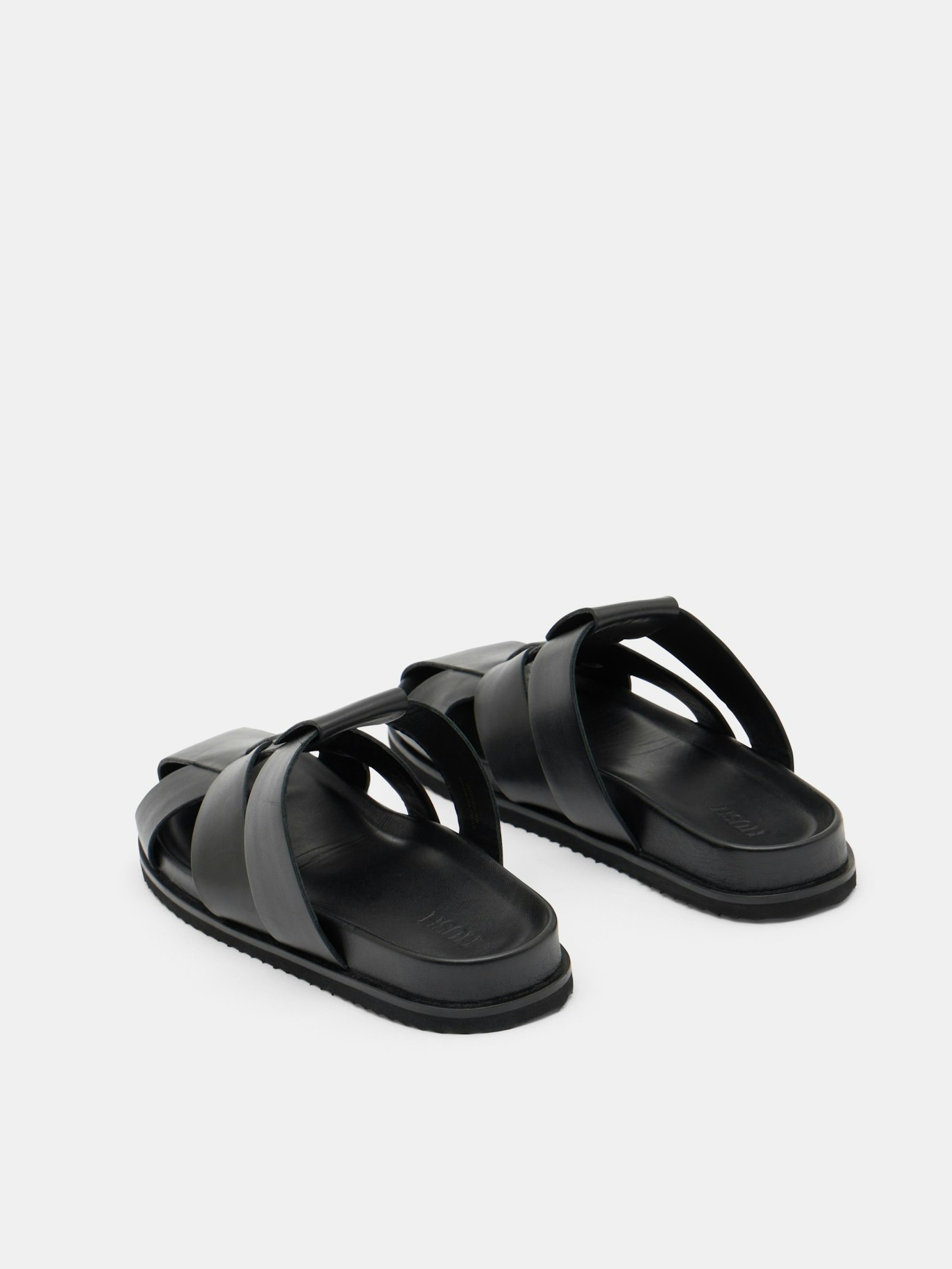 011113-0456-03 Cora Leather Closed Toe Cage Sandals