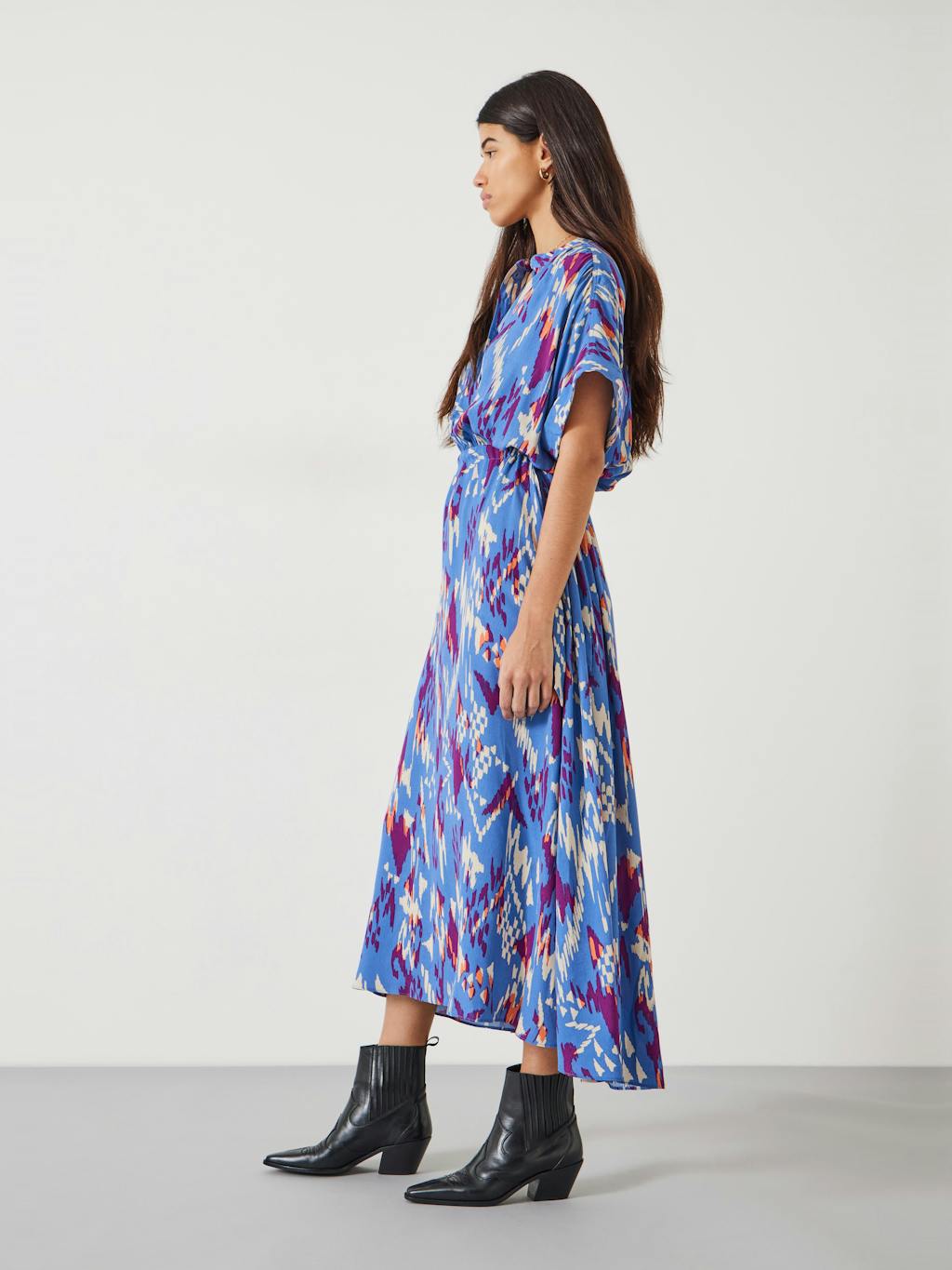 010301-4512-04 Keisha Relaxed Maxi Shirt Dress