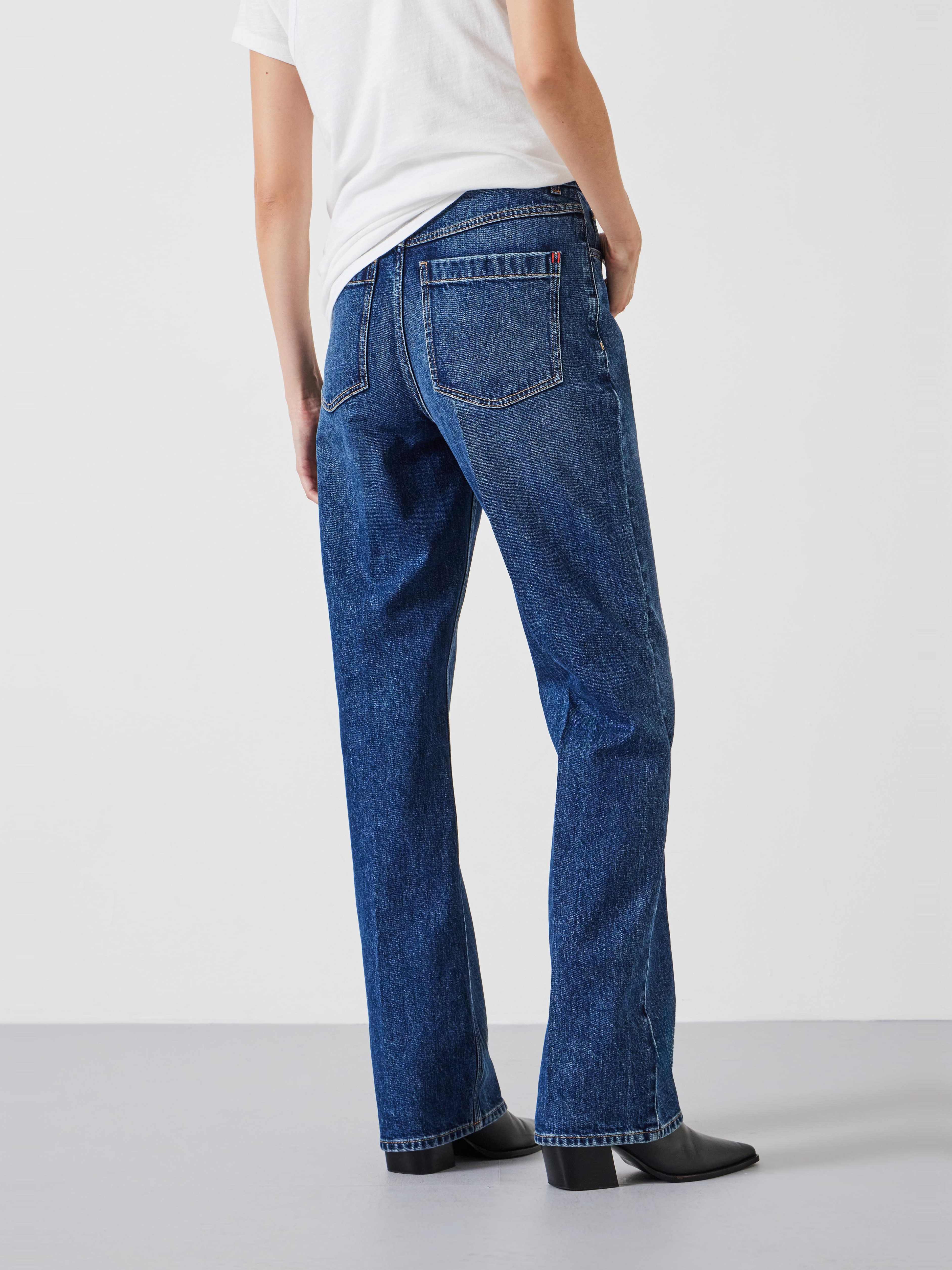 Elliot High Waisted Straight Jeans