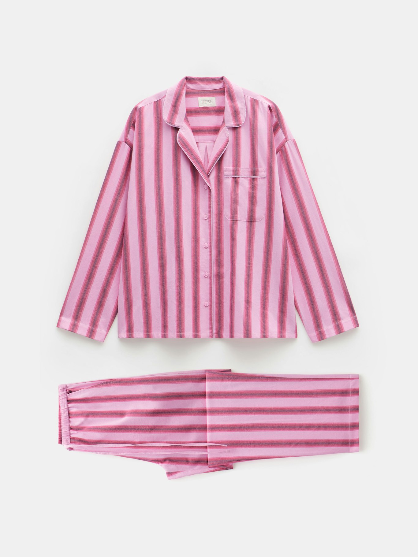 012508-4701-07 Amita Brushed Cotton Stripe Pyjamas