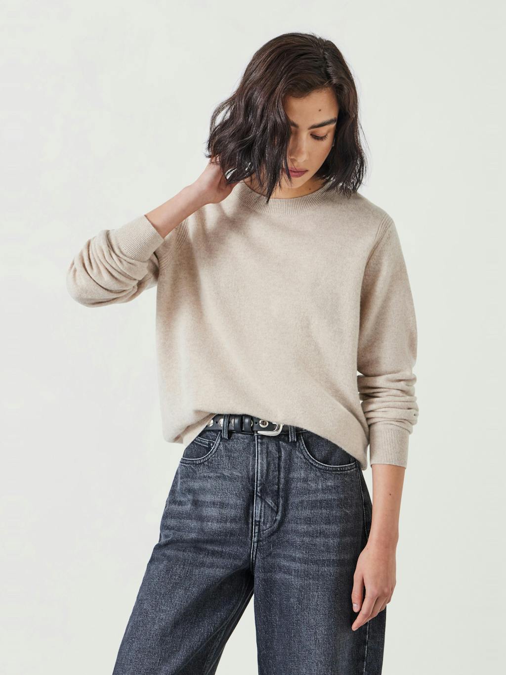 011983-4670-01 Ivy Fine Merino Crew Jumper