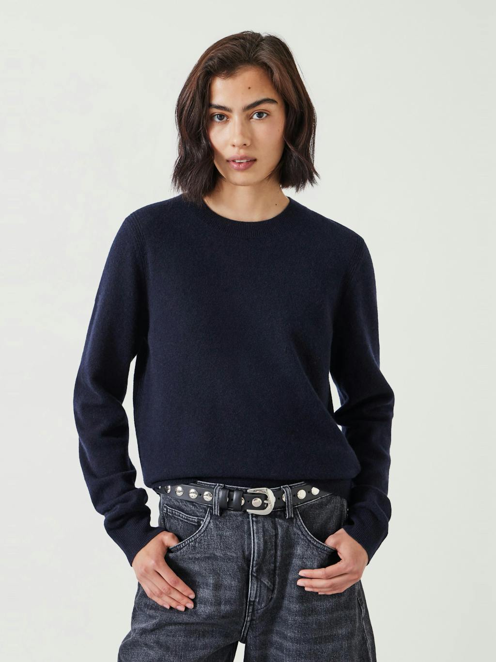 011983-4669-01 Ivy Fine Merino Crew Jumper