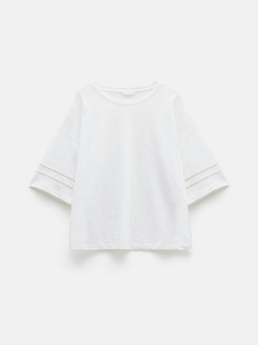 011171-0001-07 Lucie Lace Detail T-Shirt