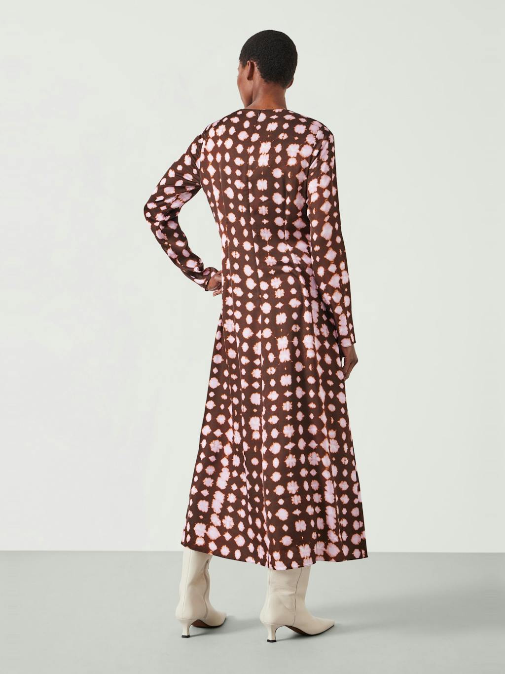 011690-4605-03 Myrah Satin Midi Dress