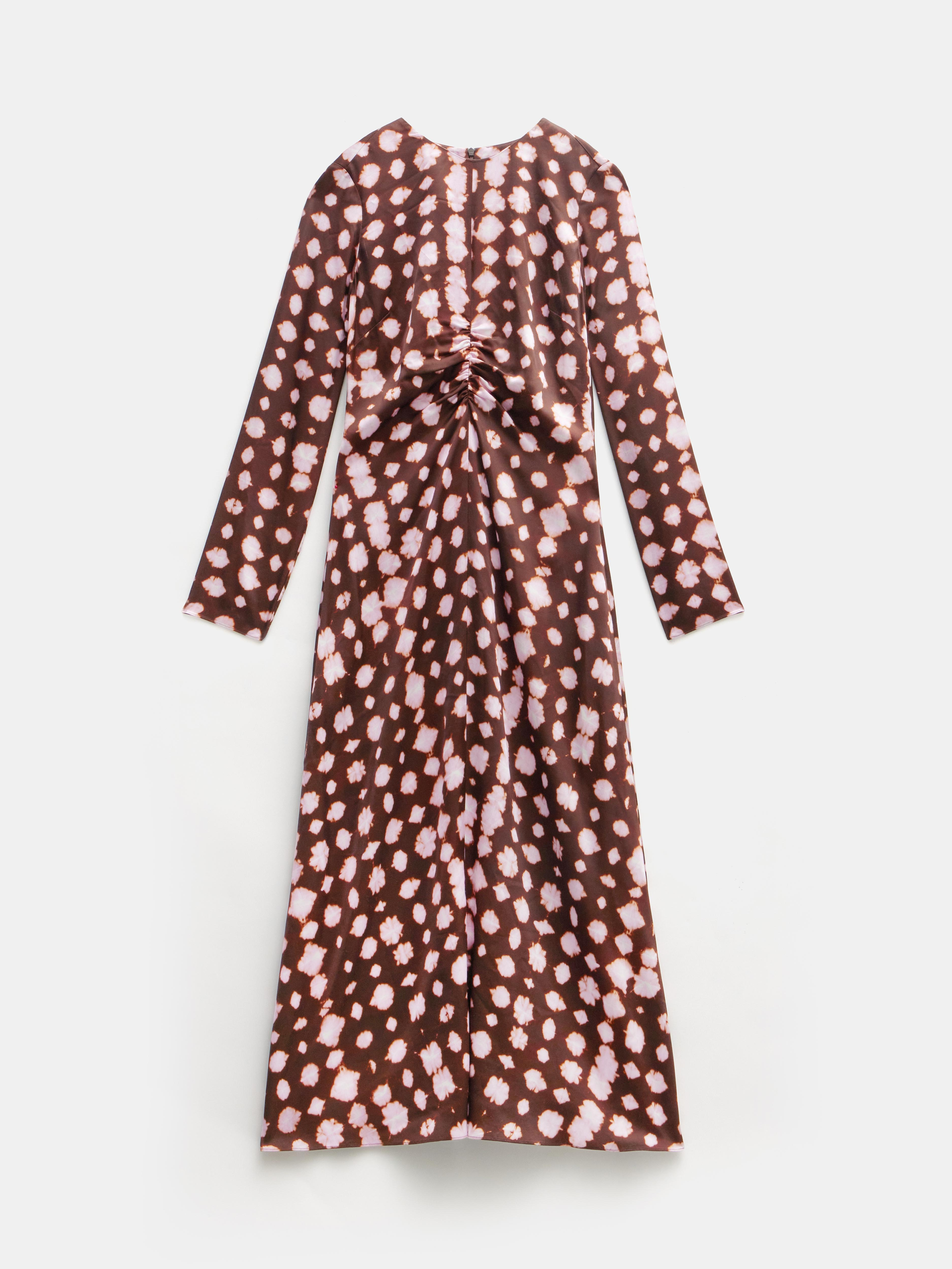 Myrah Satin Midi Dress