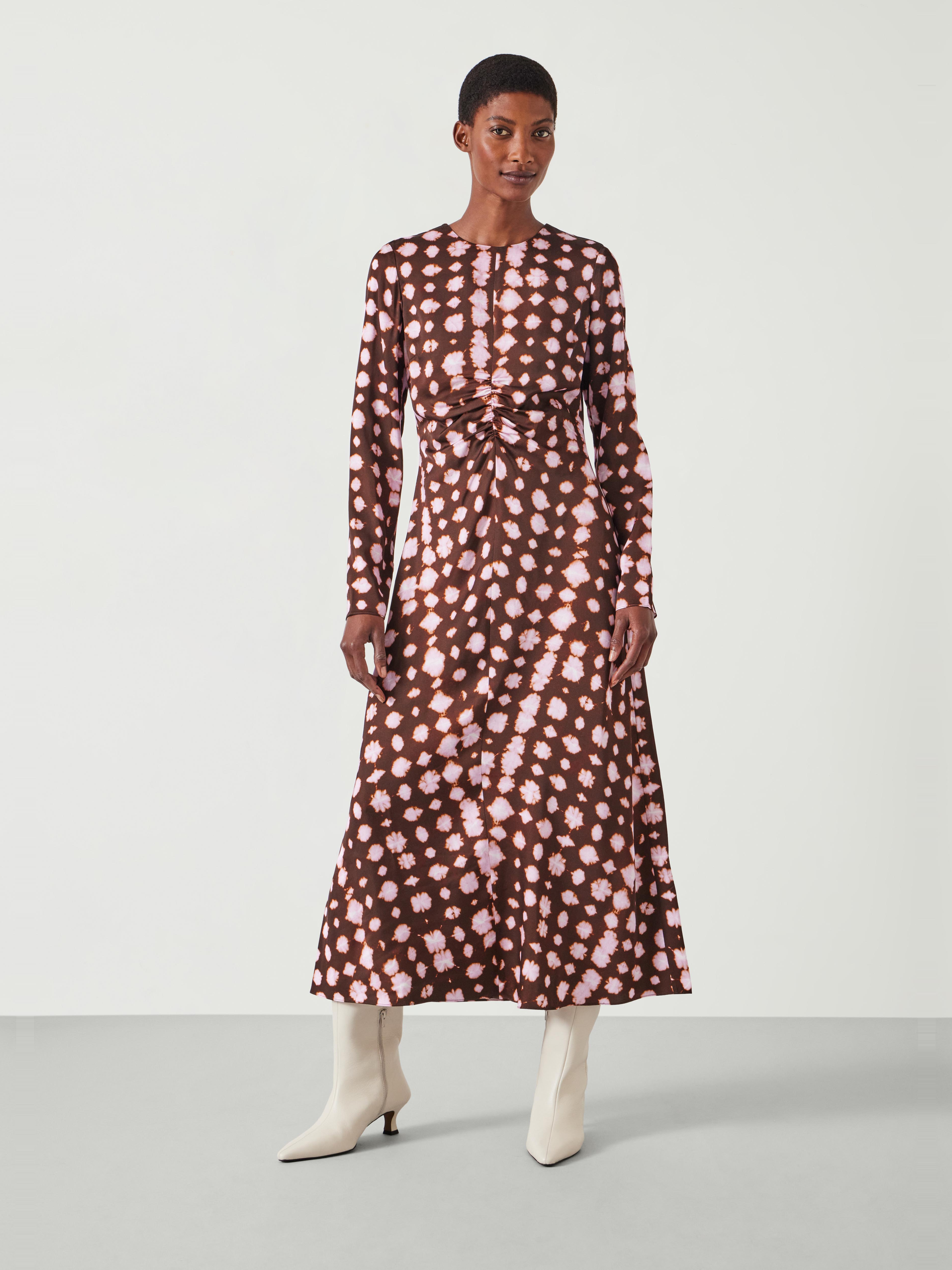 Myrah Satin Midi Dress