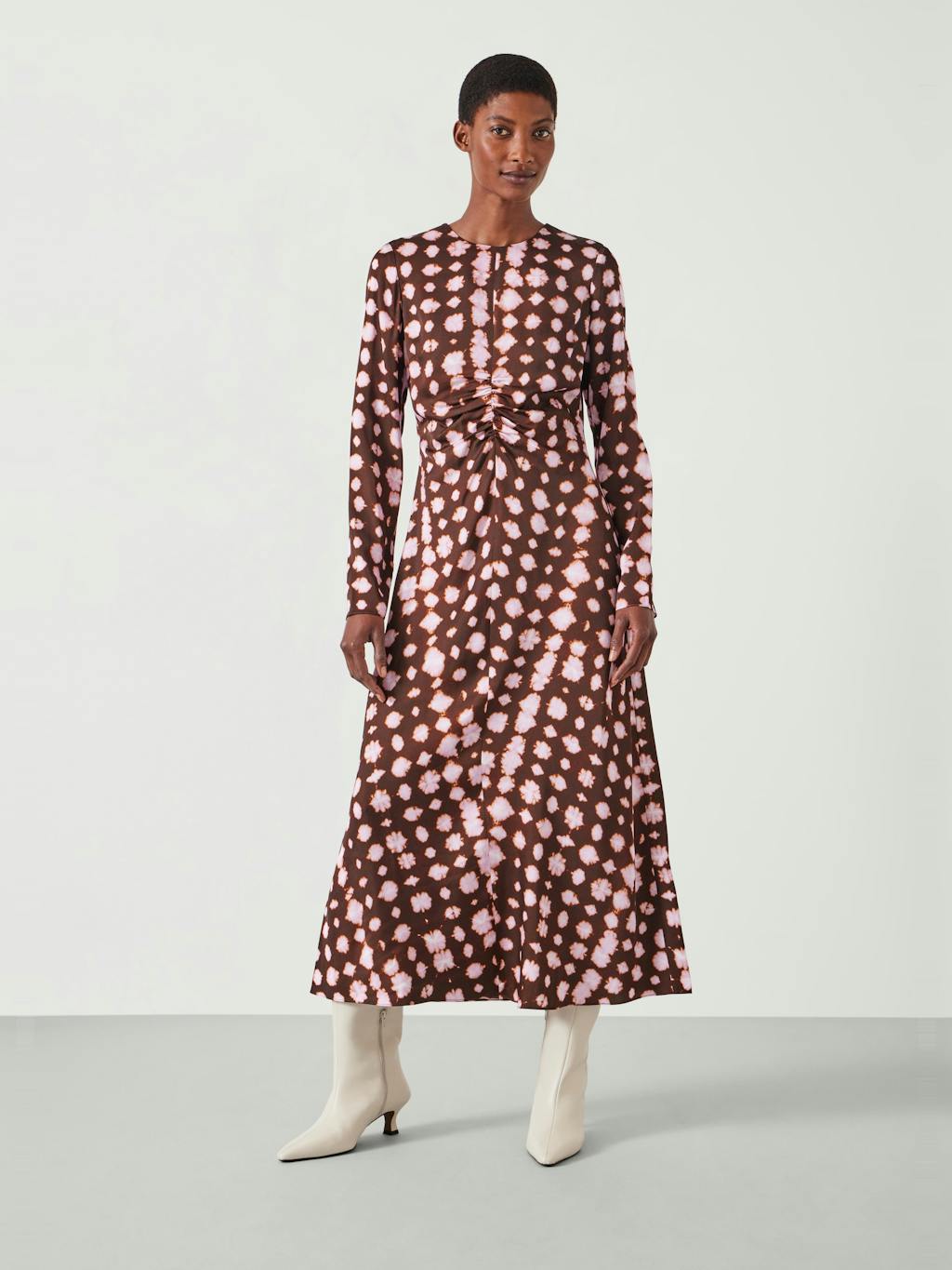 011690-4605-01 Myrah Satin Midi Dress