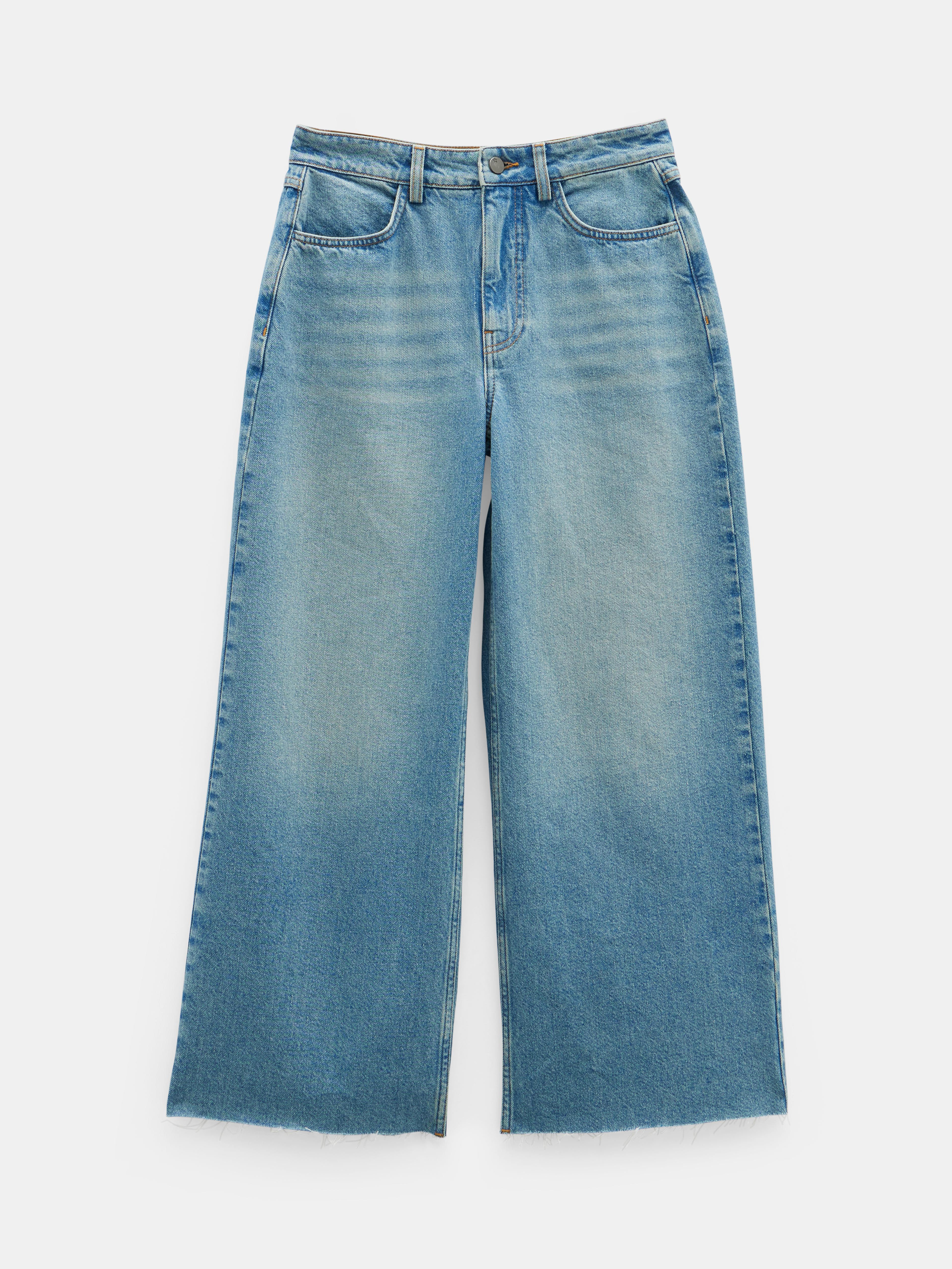 Abi Cropped Wide Leg Jeans