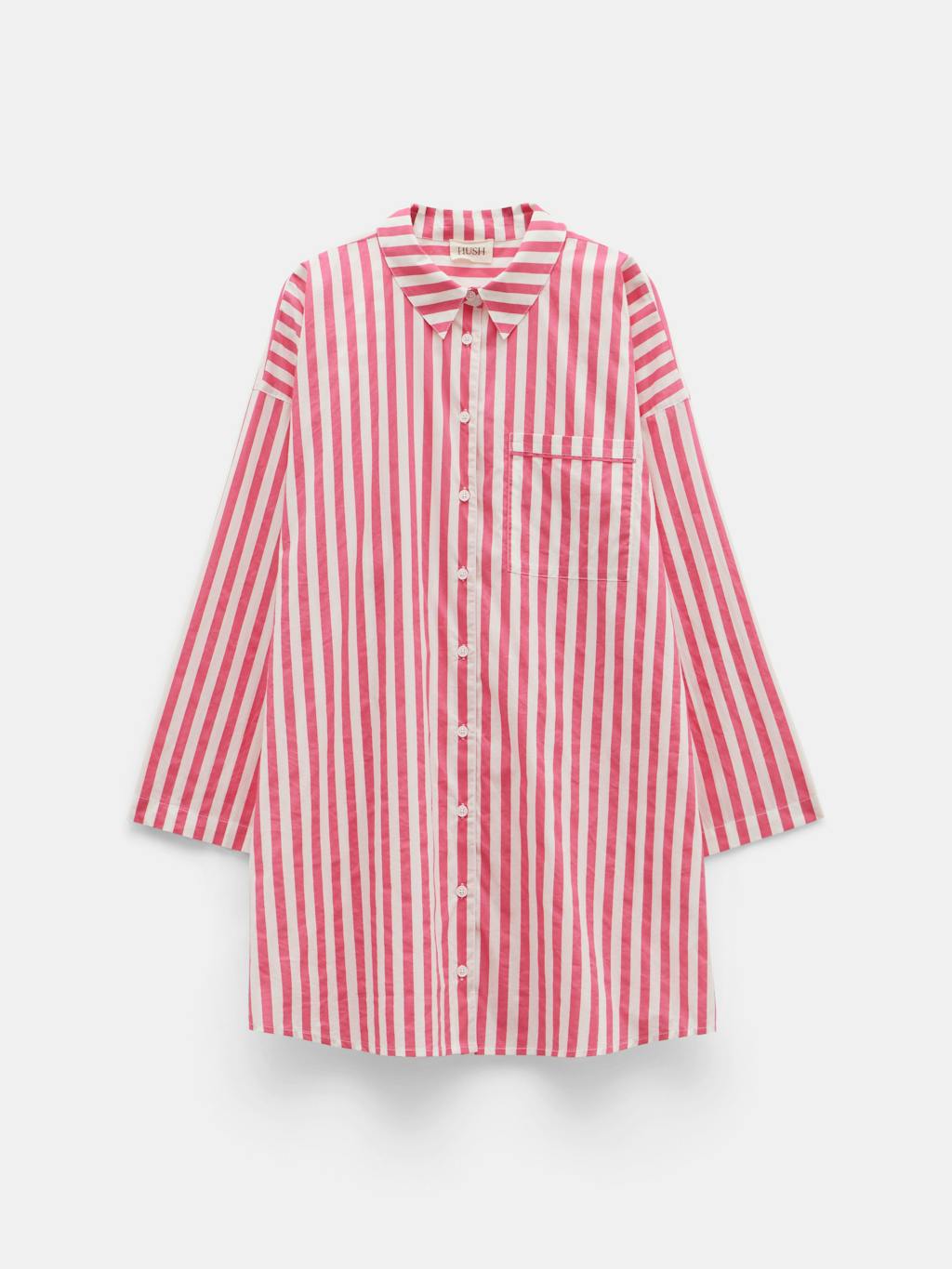 011025-0001-07 Emerson Striped Oversized Nightshirt