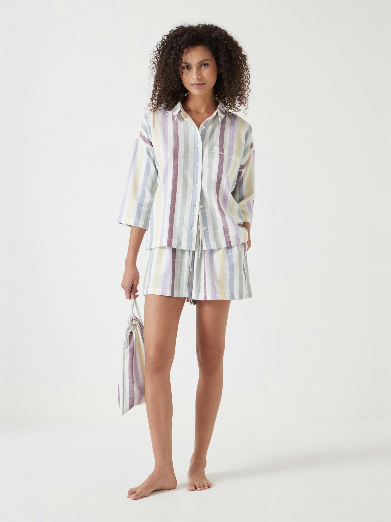 011037-4754-01 Rudie Stripe Short Pyjama Set