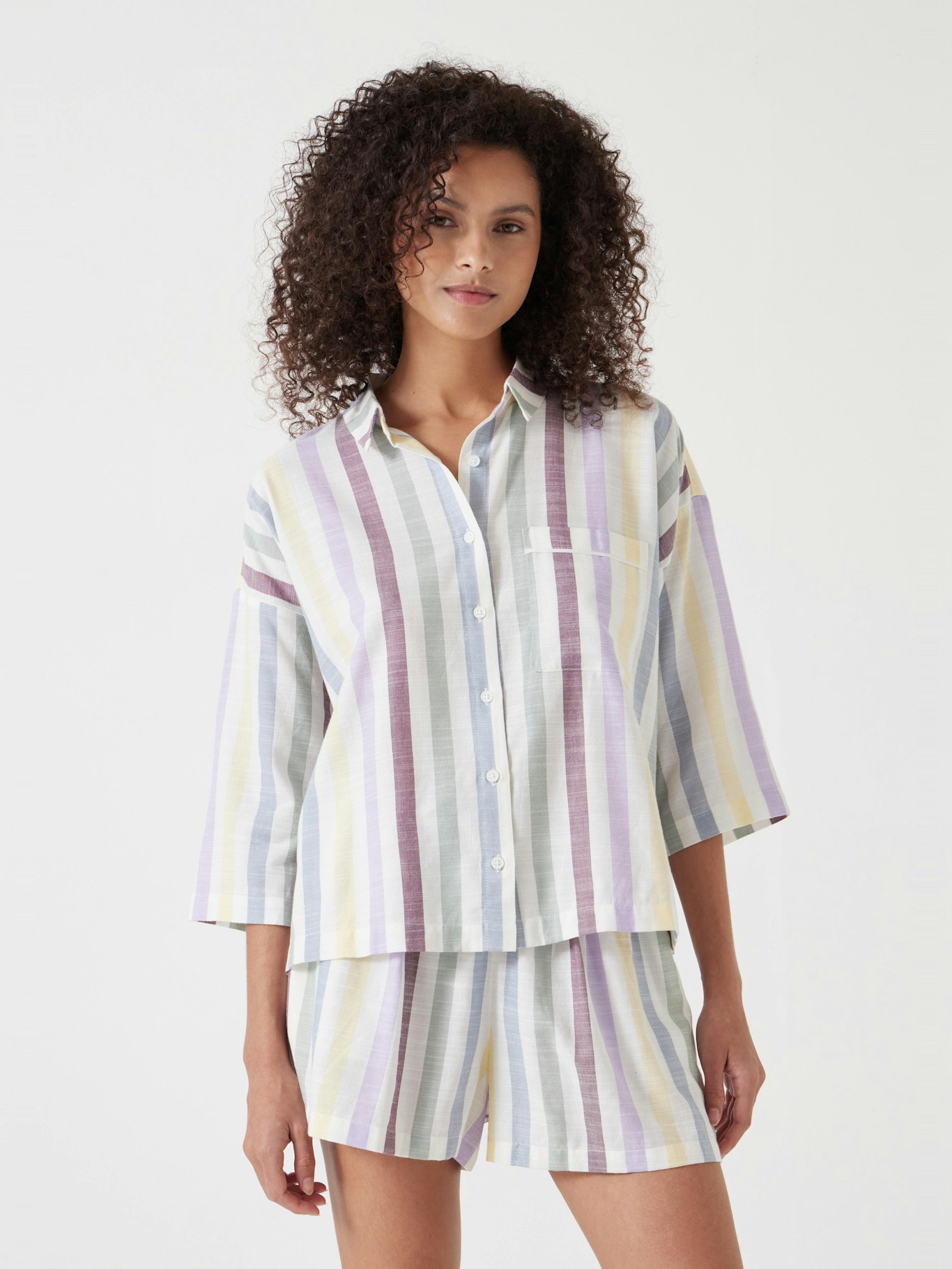 011037-4754-04 Rudie Stripe Short Pyjama Set