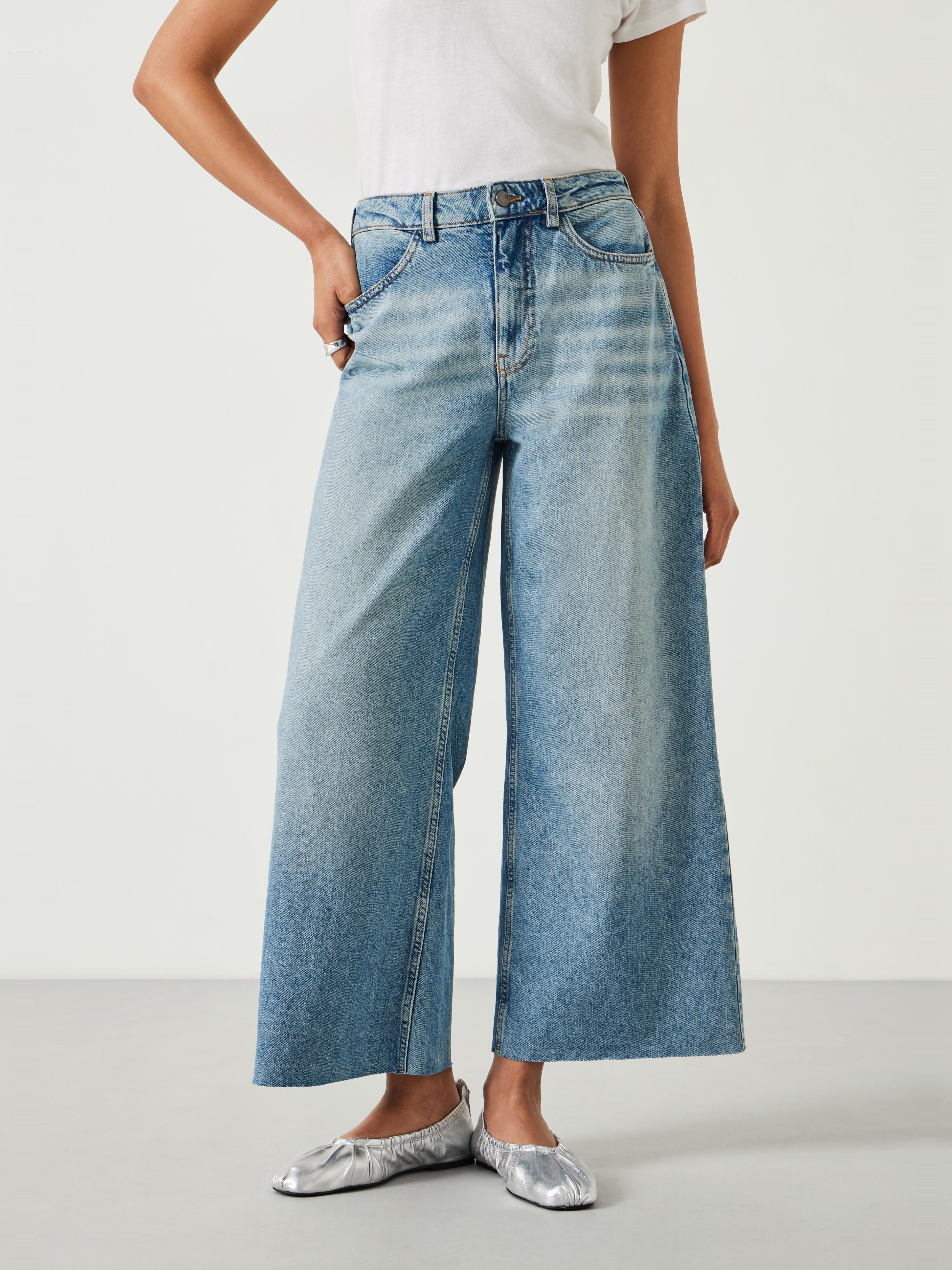 Abi Cropped Wide Leg Jeans