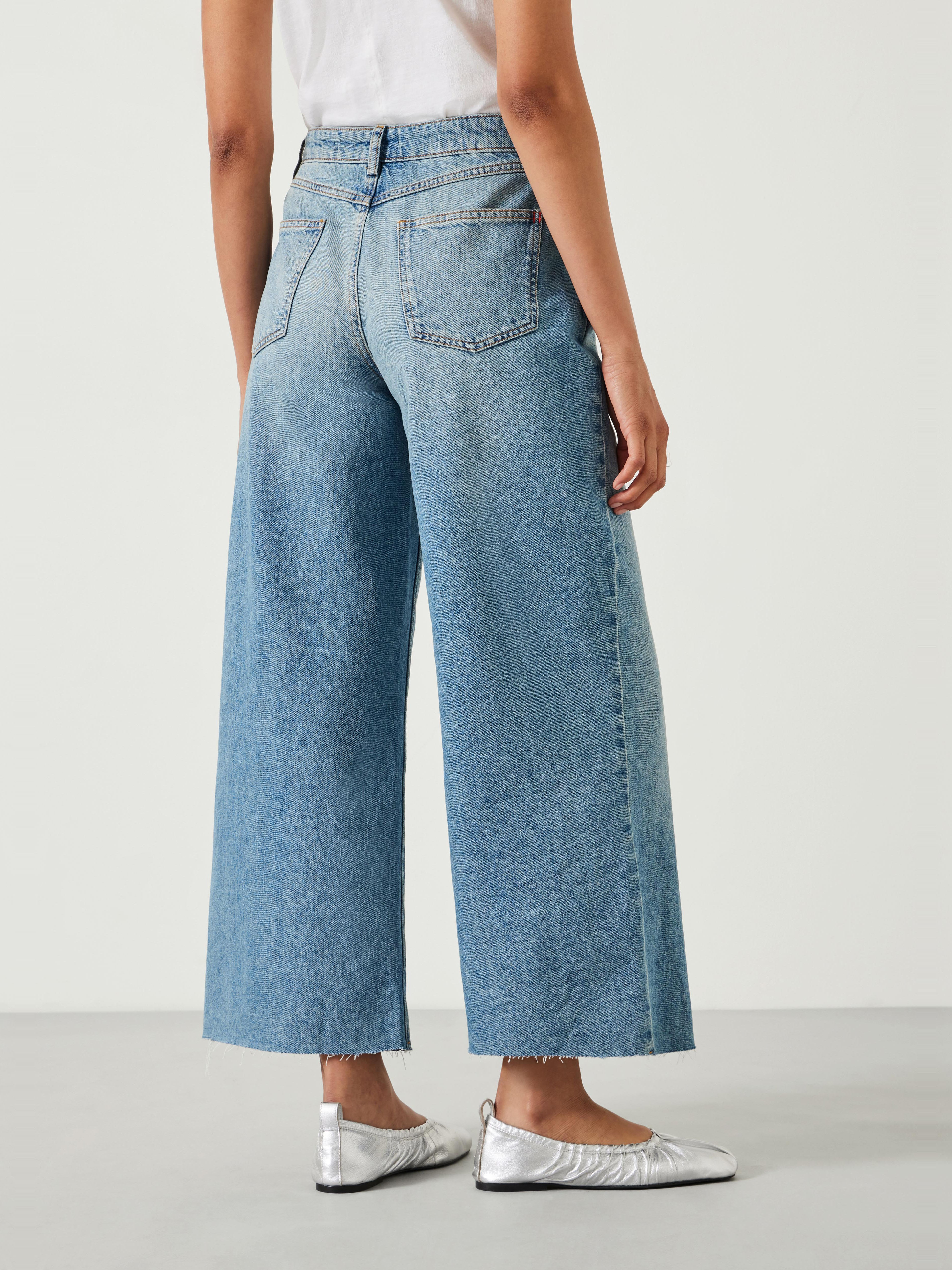 Abi Cropped Wide Leg Jeans