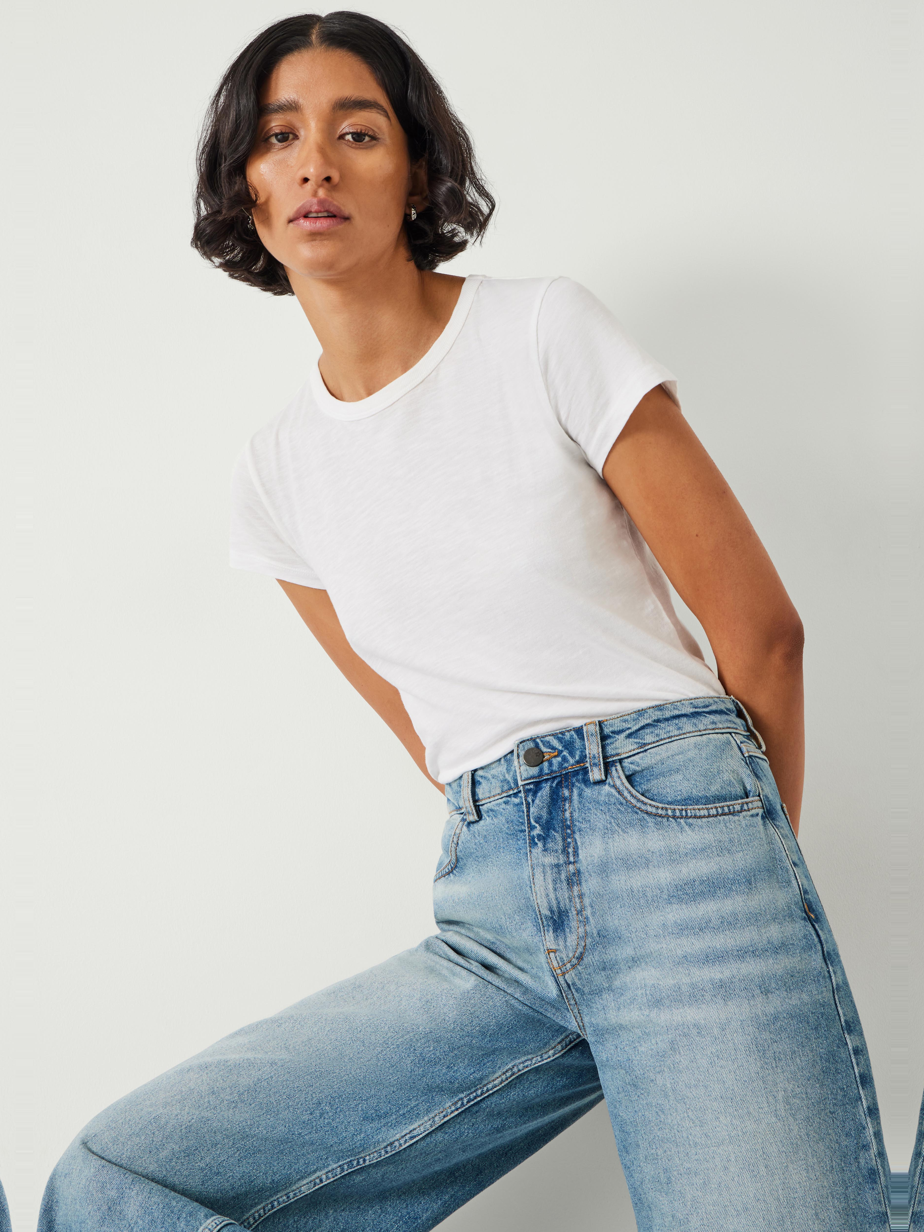 Abi Cropped Wide Leg Jeans