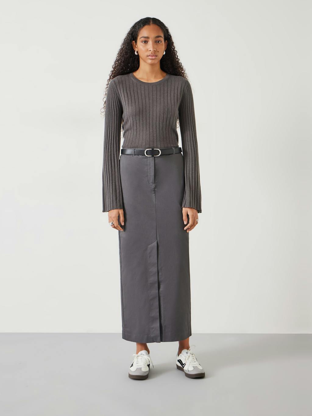 010182-0445-01 Farrah Column Maxi Skirt