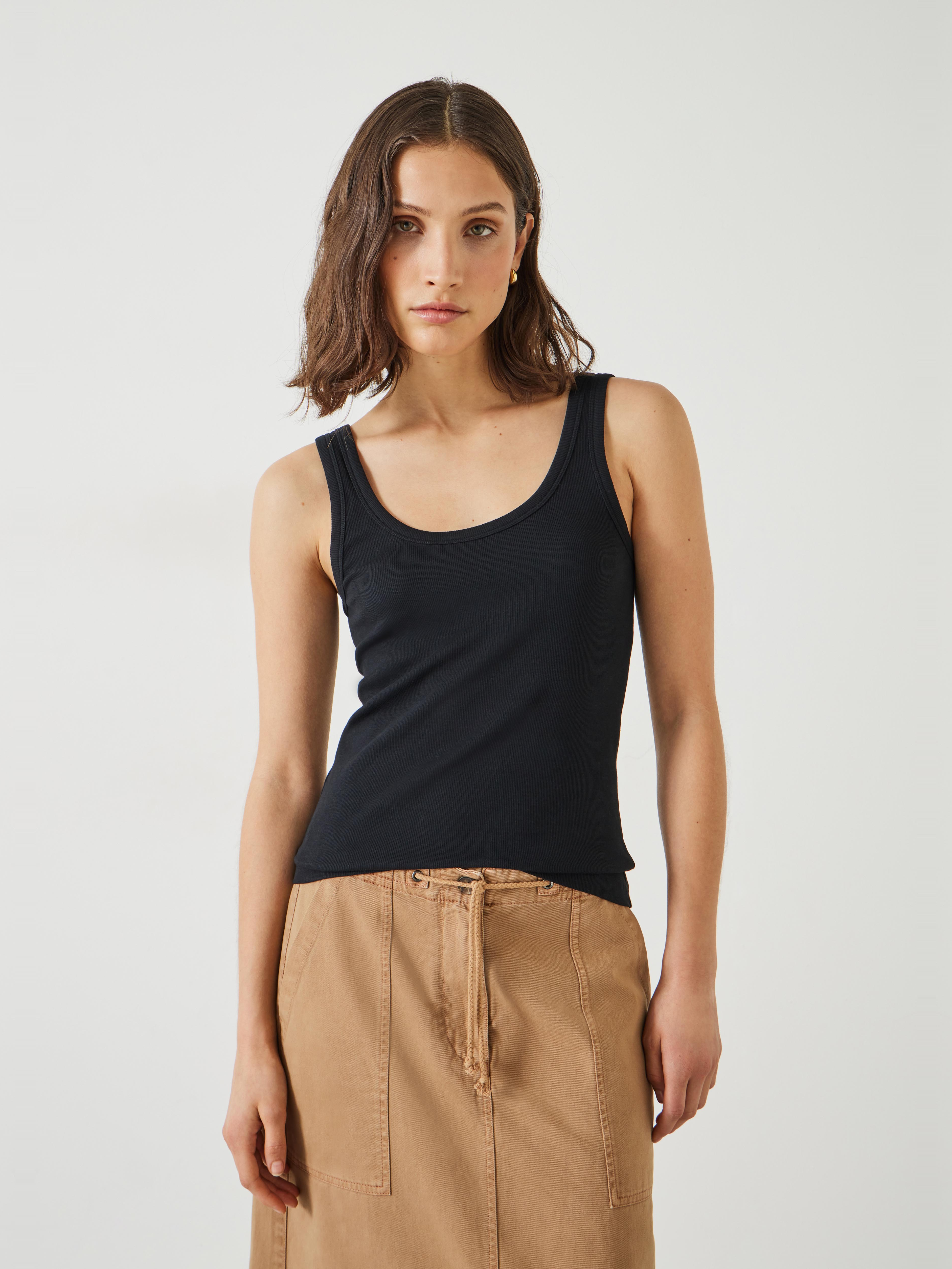 Seth Low Scoop Ribbed Vest