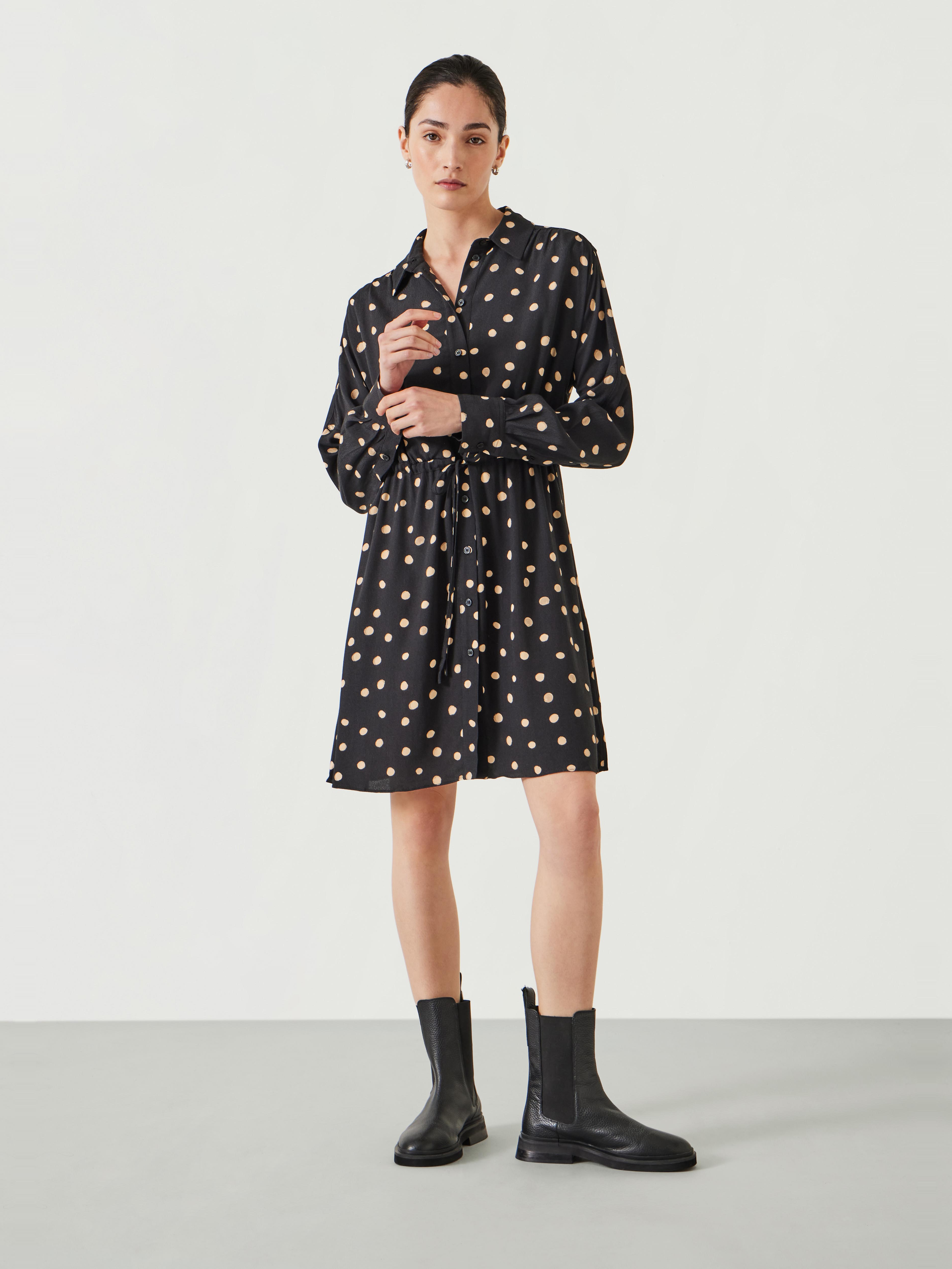 Alba Long Sleeve Mini Shirt Dress