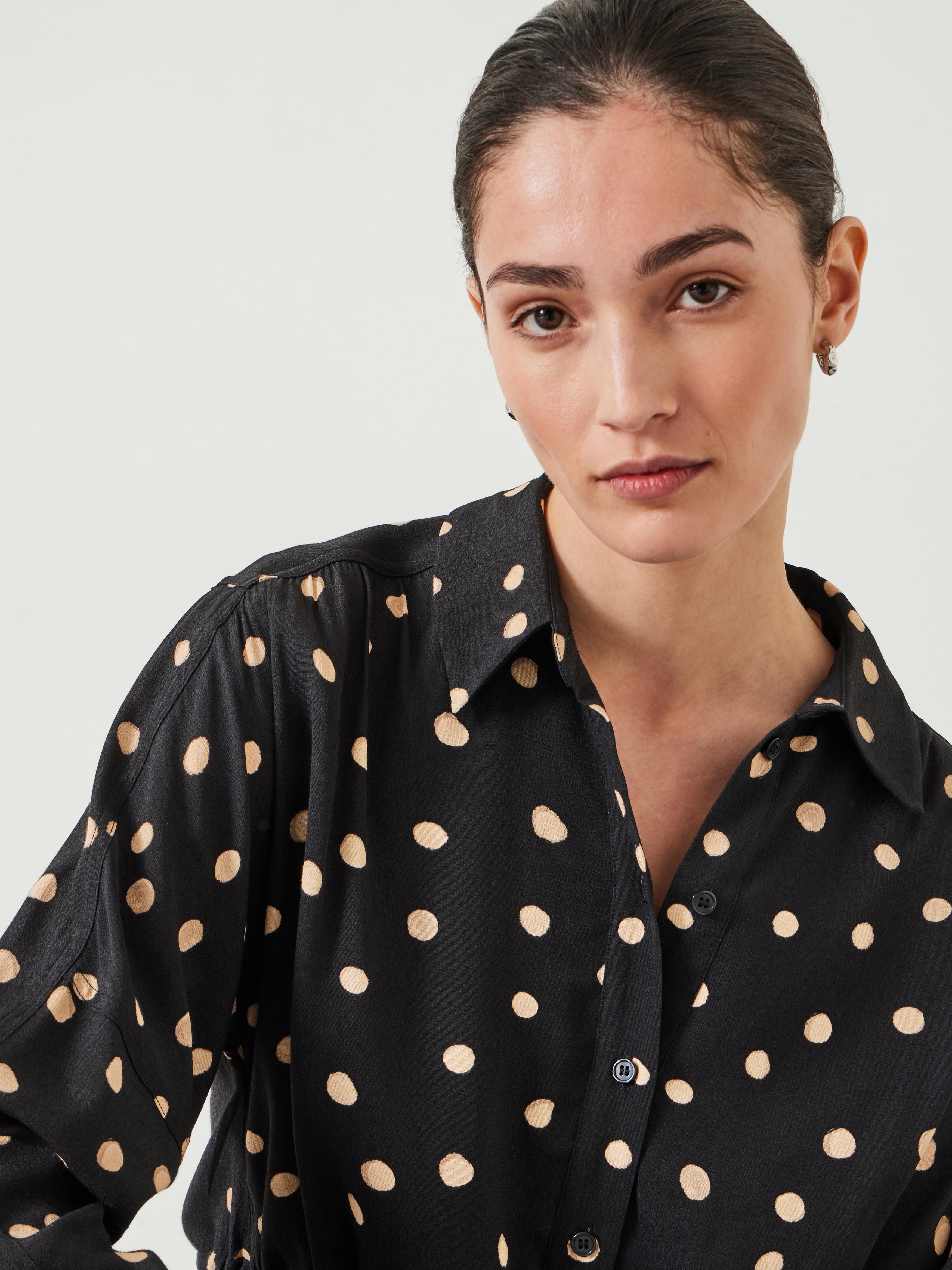 Alba Long Sleeve Mini Shirt Dress
