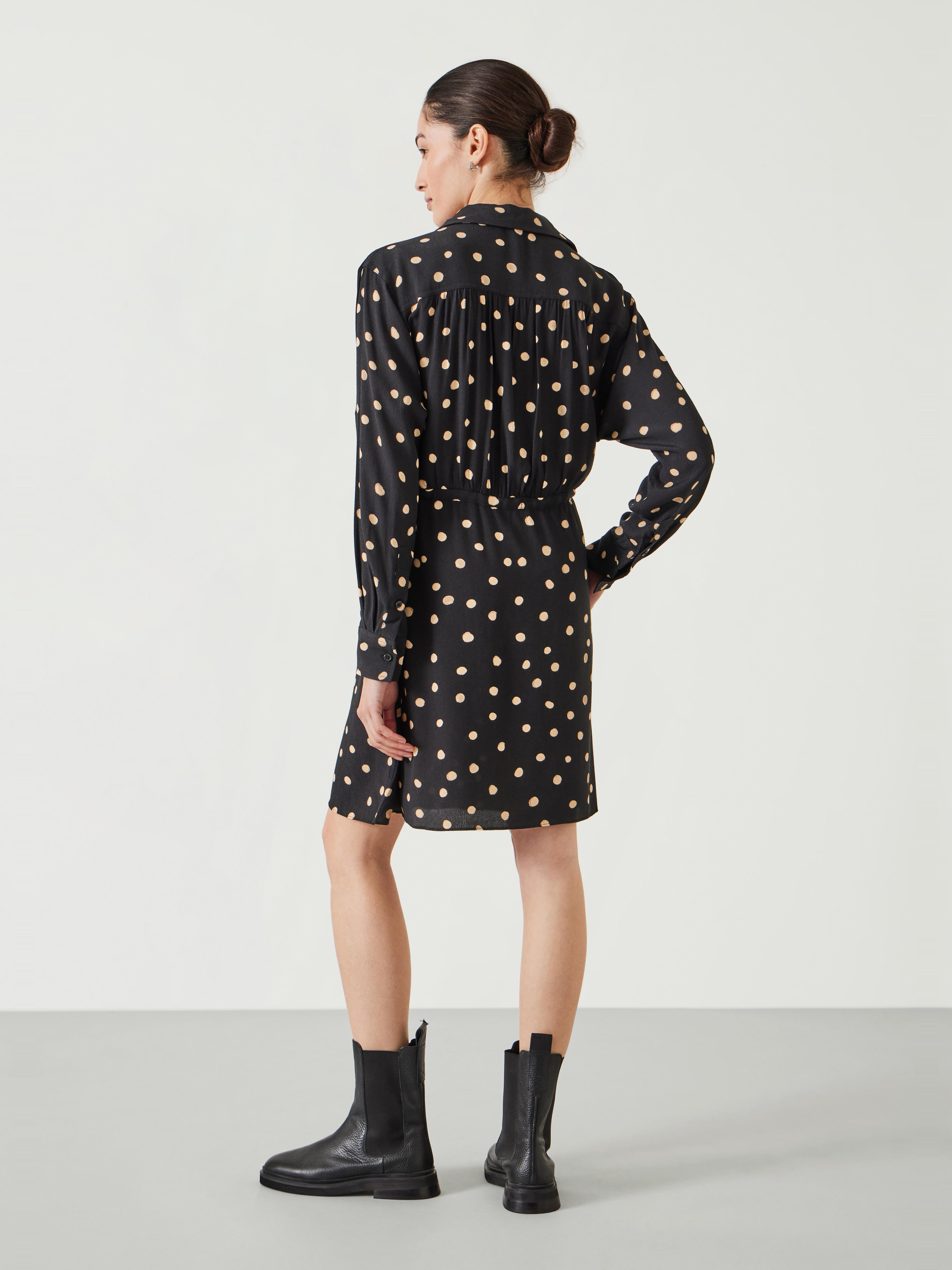 Alba Long Sleeve Mini Shirt Dress