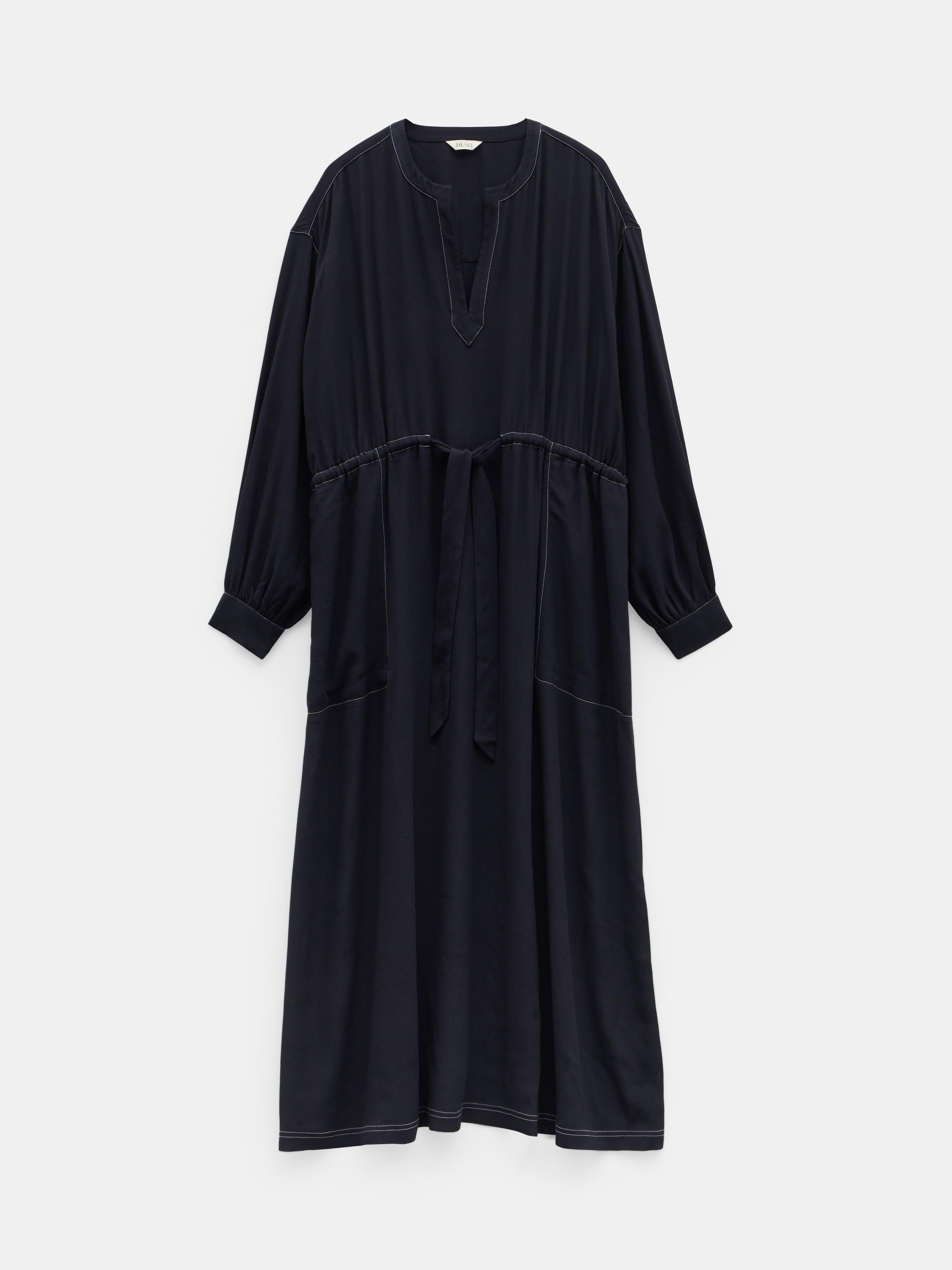 Julie Oversized Contrast Maxi Dress