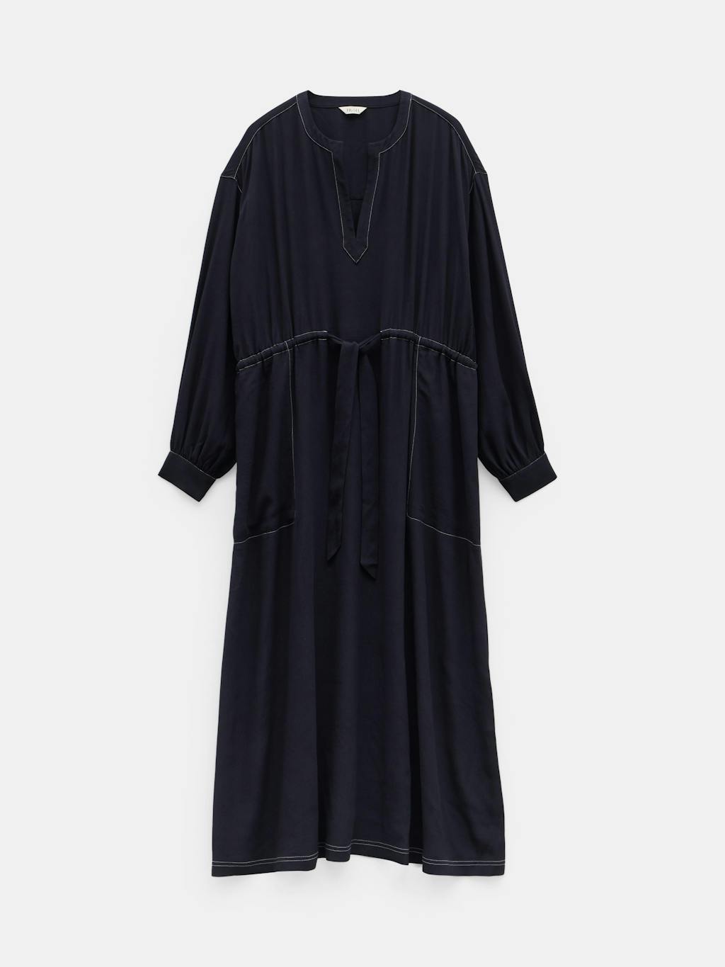 011048-1659-07 Julie Oversized Contrast Maxi Dress