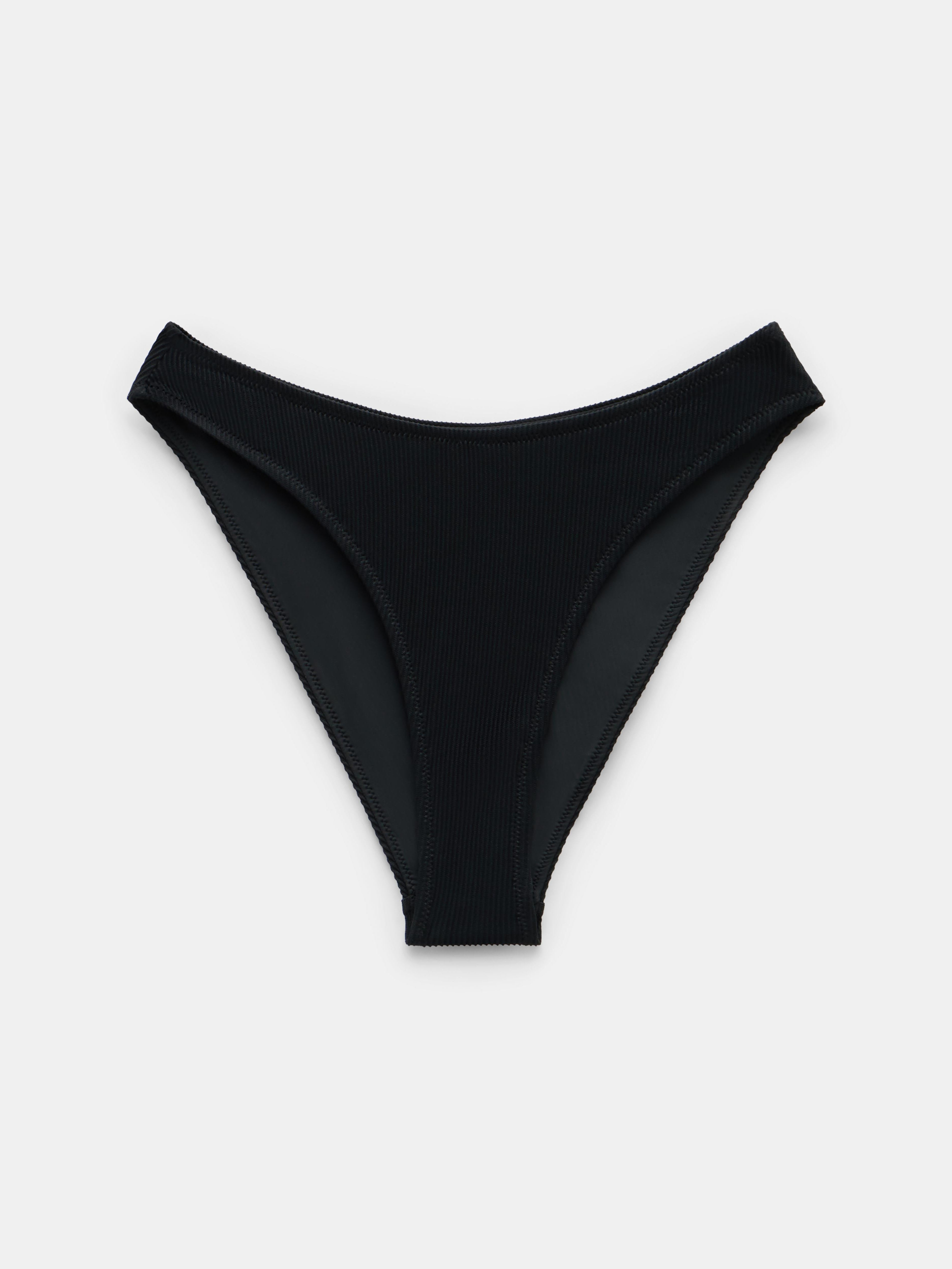 Heidi High Leg Rib Bikini Bottoms
