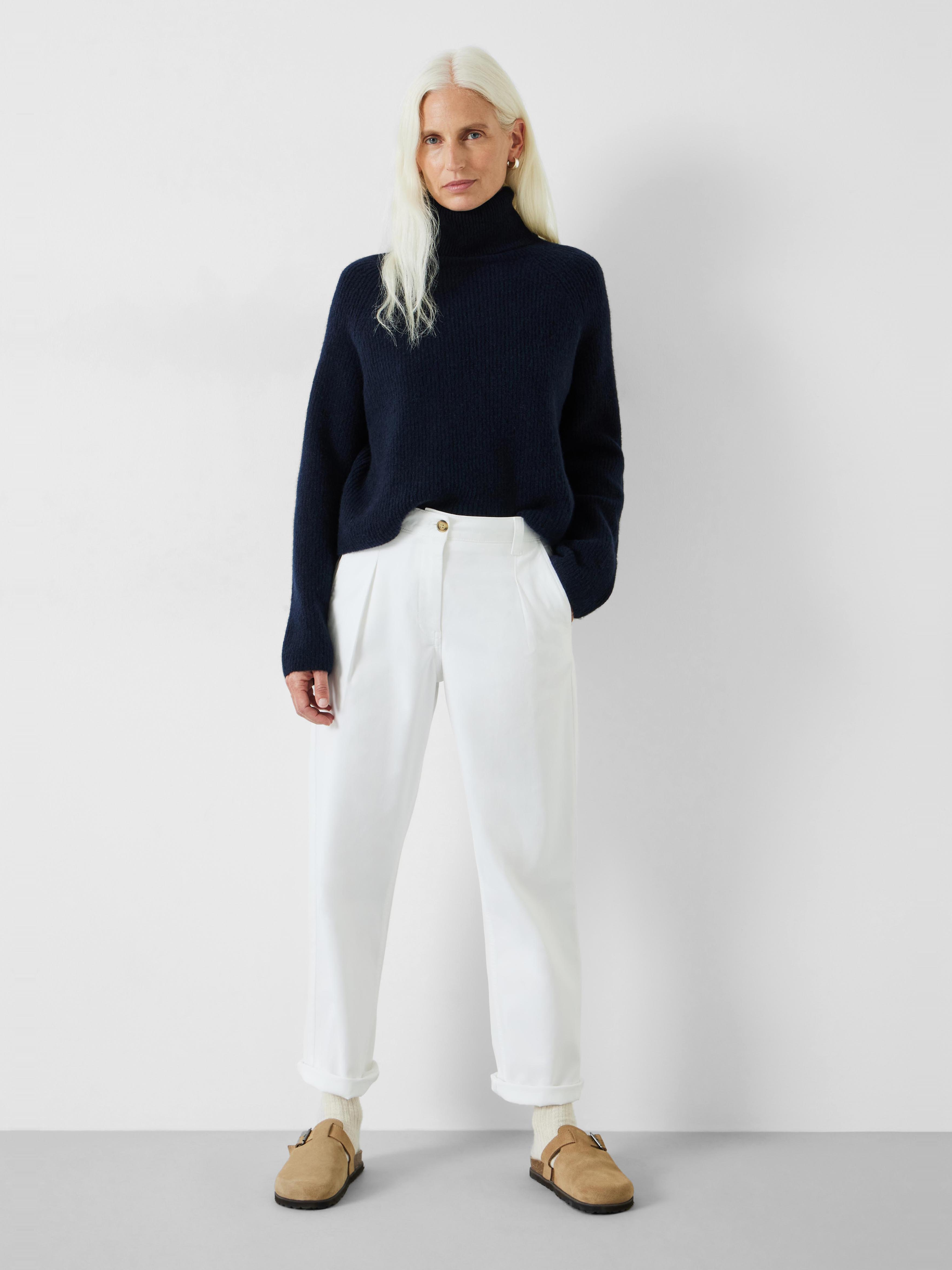 Aven Raglan Roll Neck Wool Blend Jumper