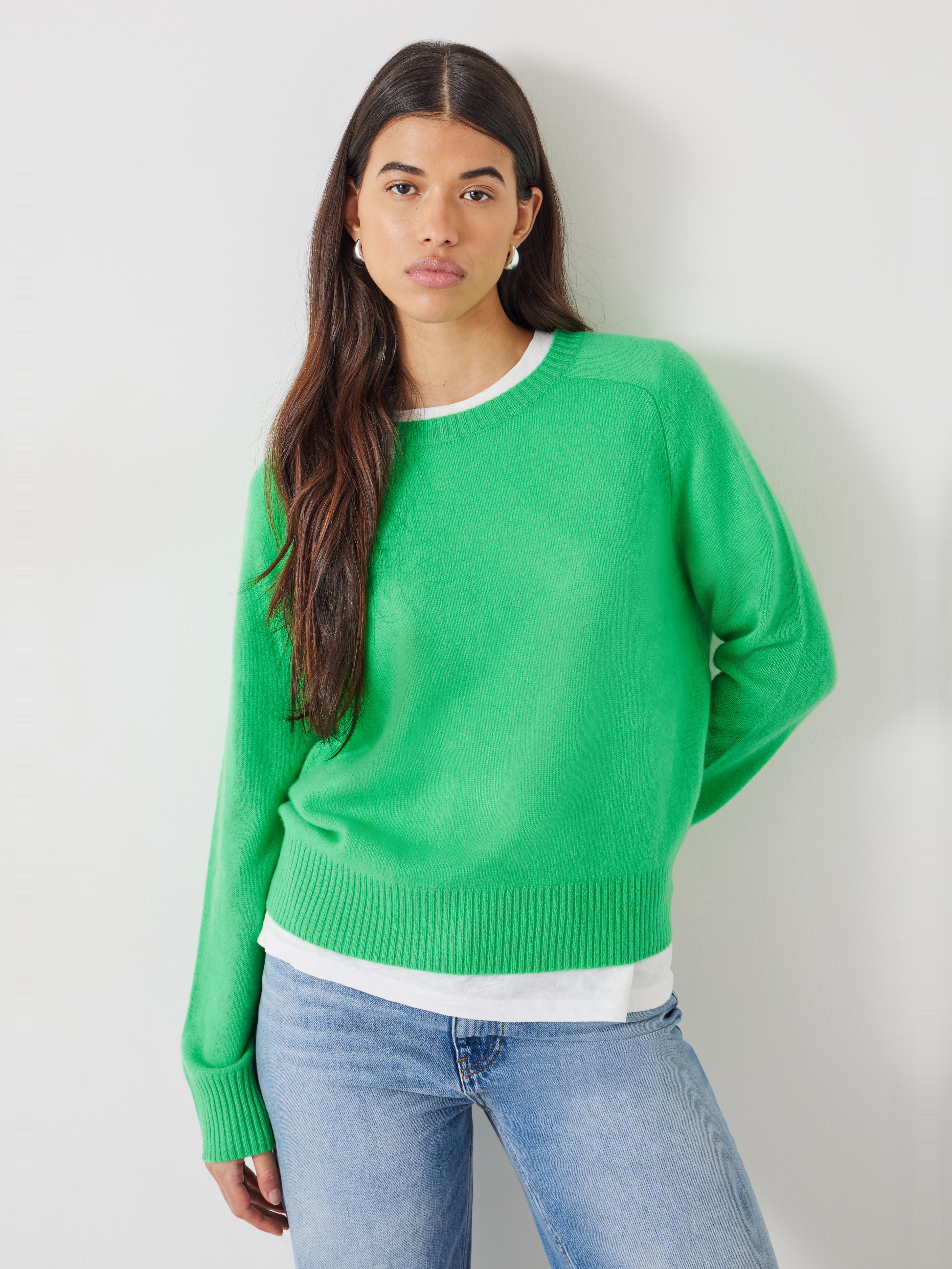 Charlie Saddle Shoulder Cashmere Jumper