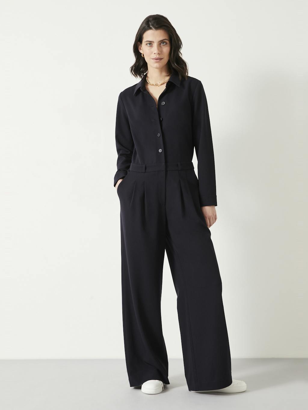 009188-1659-01 Elora Relaxed Tailored Jumpsuit