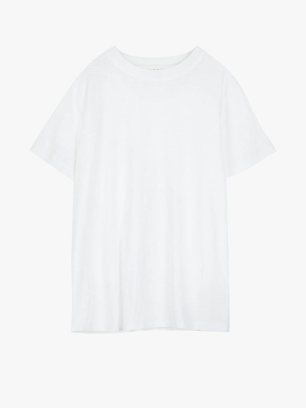 009118-0001-07 Hattie Cotton Slub Crew Neck T-Shirt