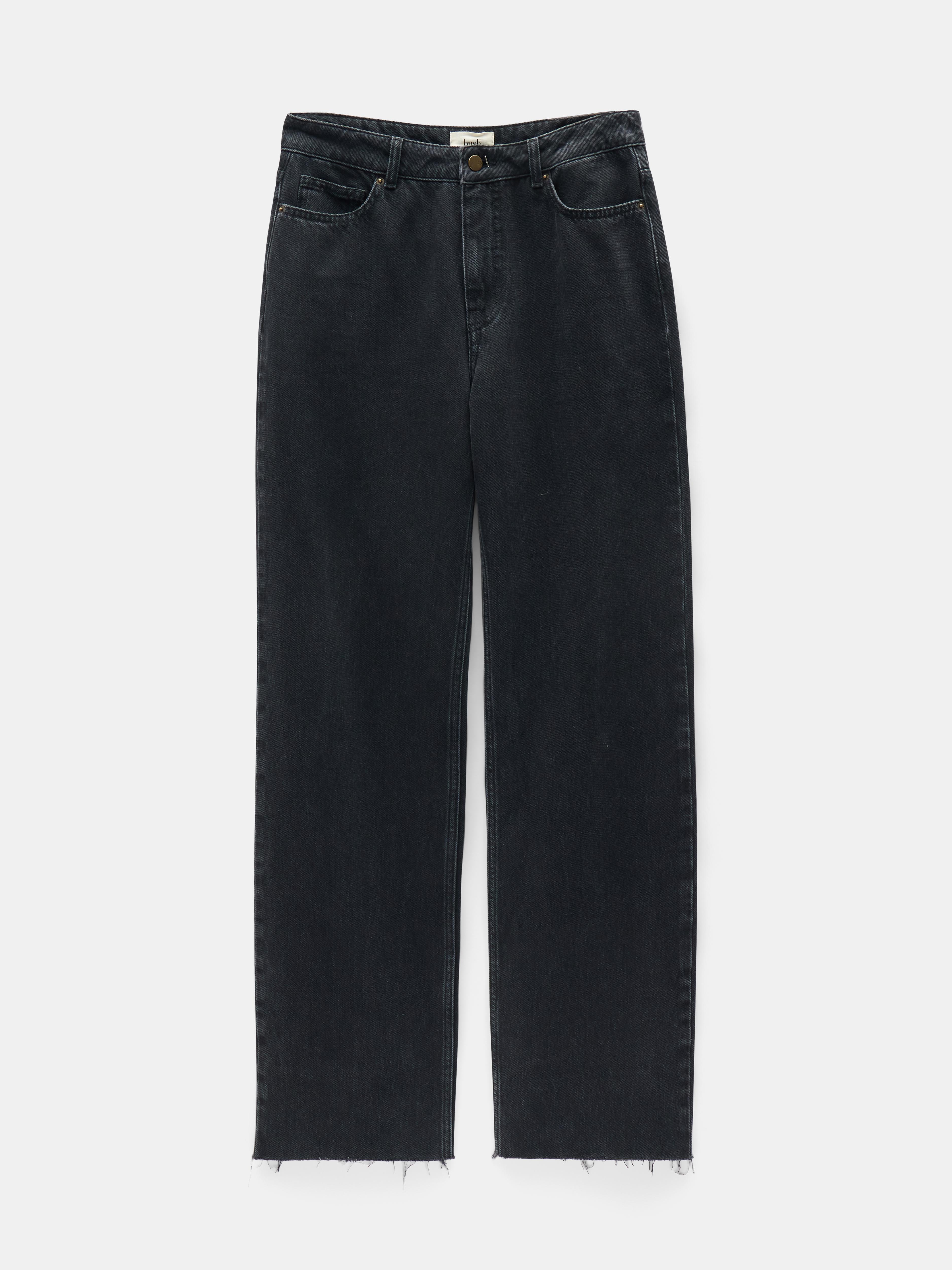 Remy Straight Raw Hem Jeans