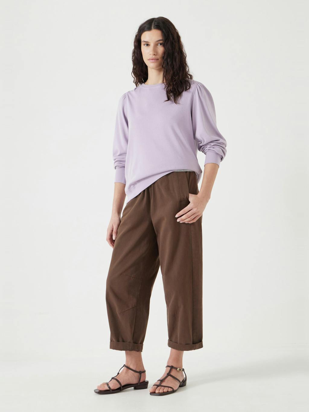 007404-4778-02 Emily Puff Sleeve Cotton Jersey Top