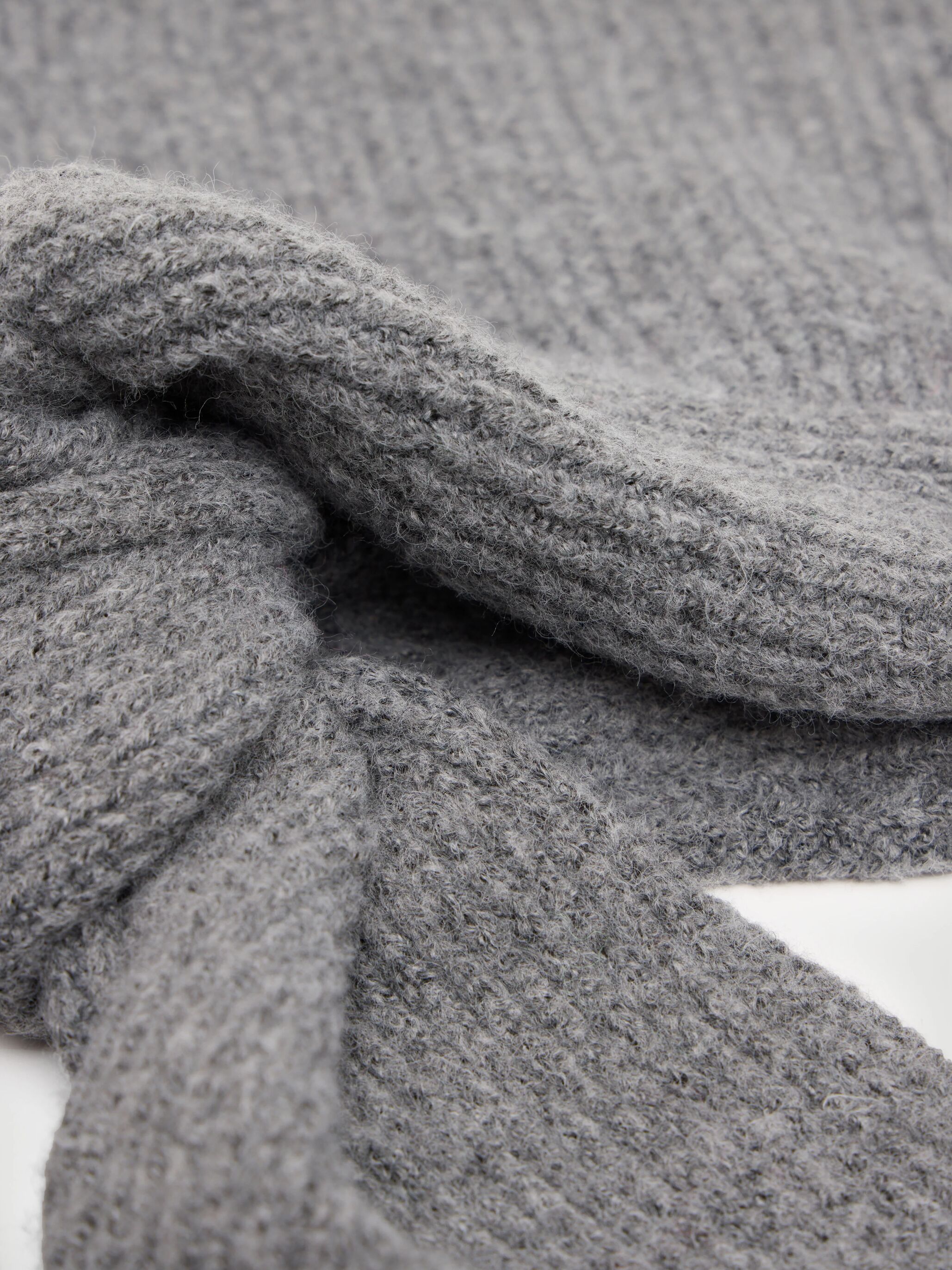 Knitted Hooded Scarf