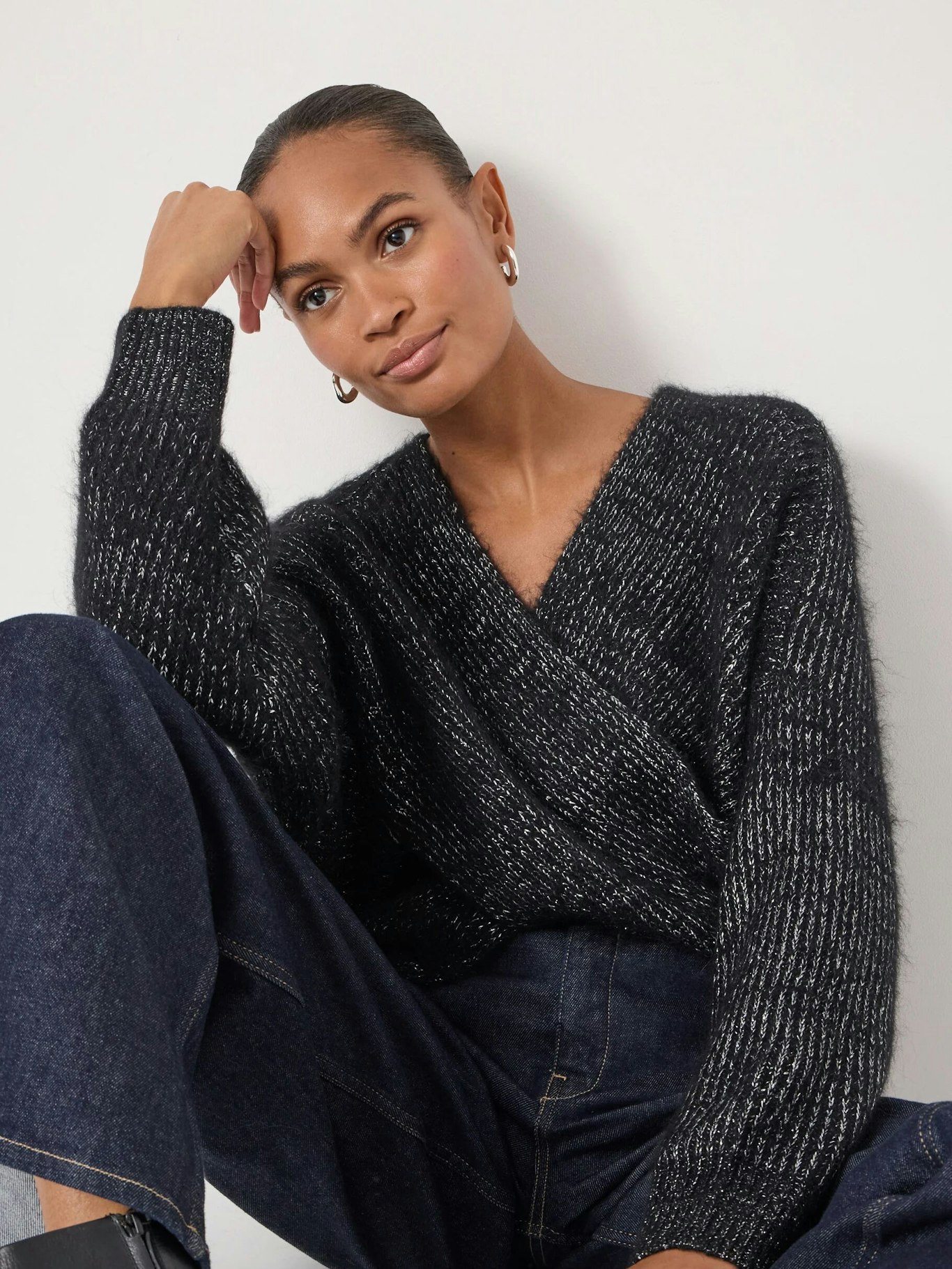014392-2811-04 Betty Wool Blend Metallic Jumper
