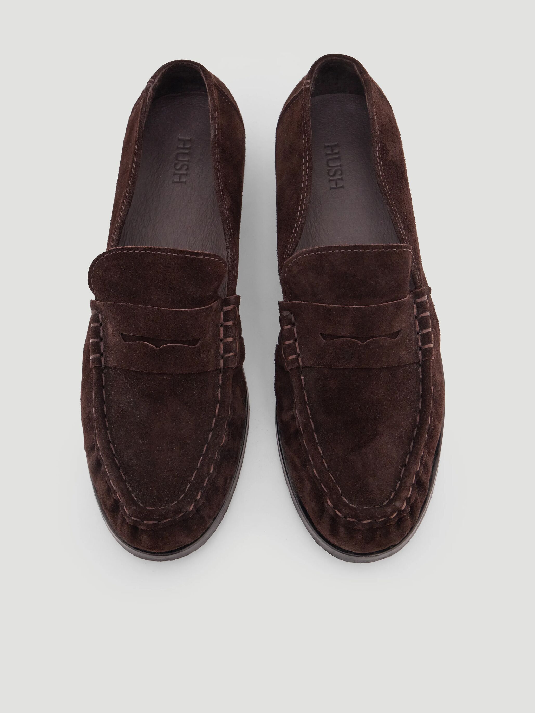 Suede Almond Toe Loafers
