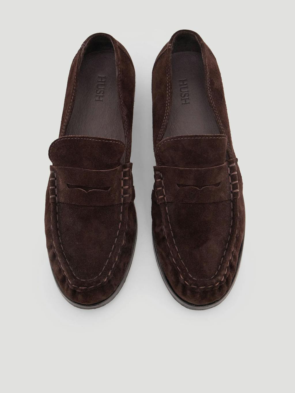 014426-0450-03 Suede Almond Toe Loafers