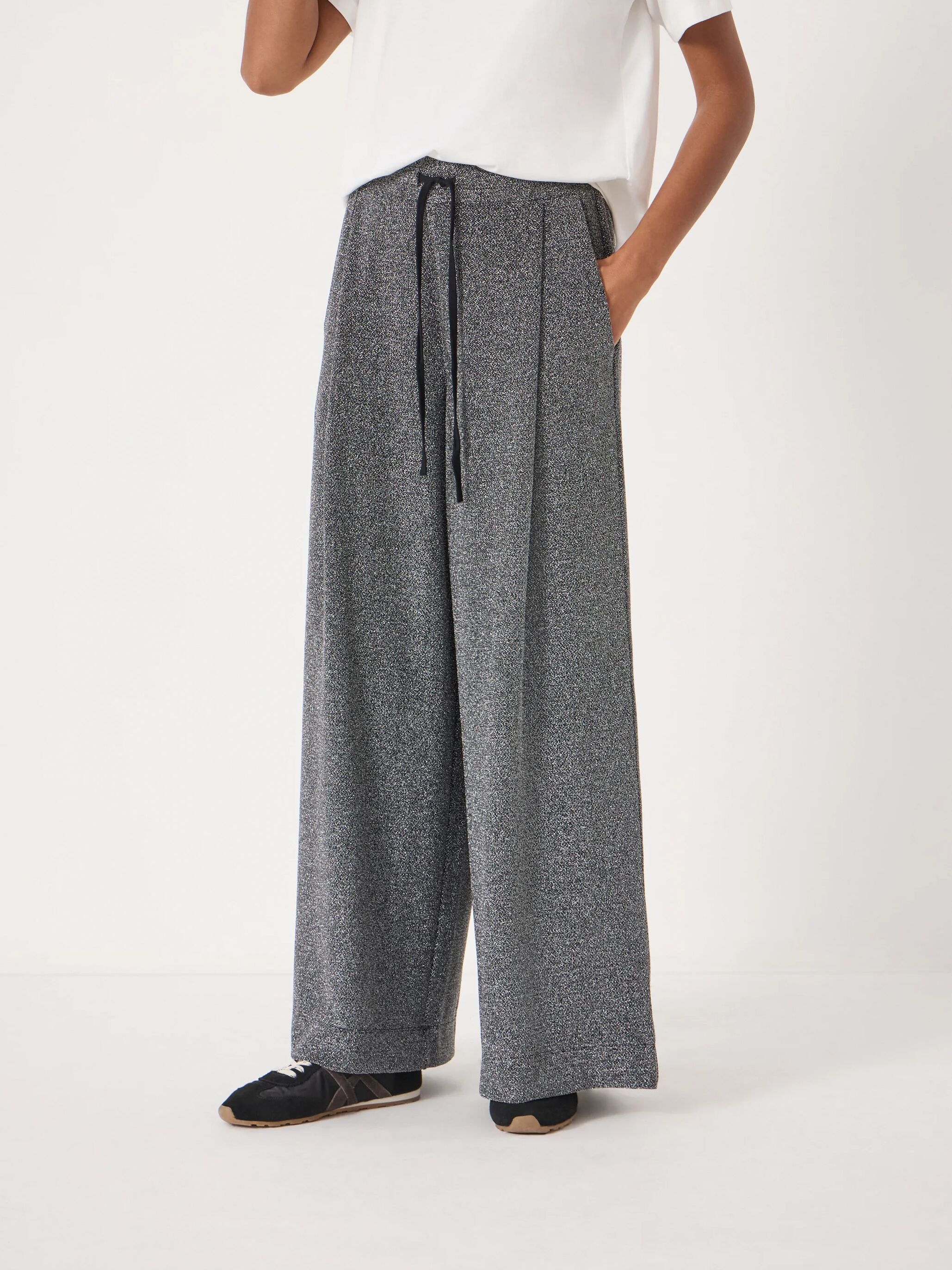 Taylor Metallic Wide Leg Trousers