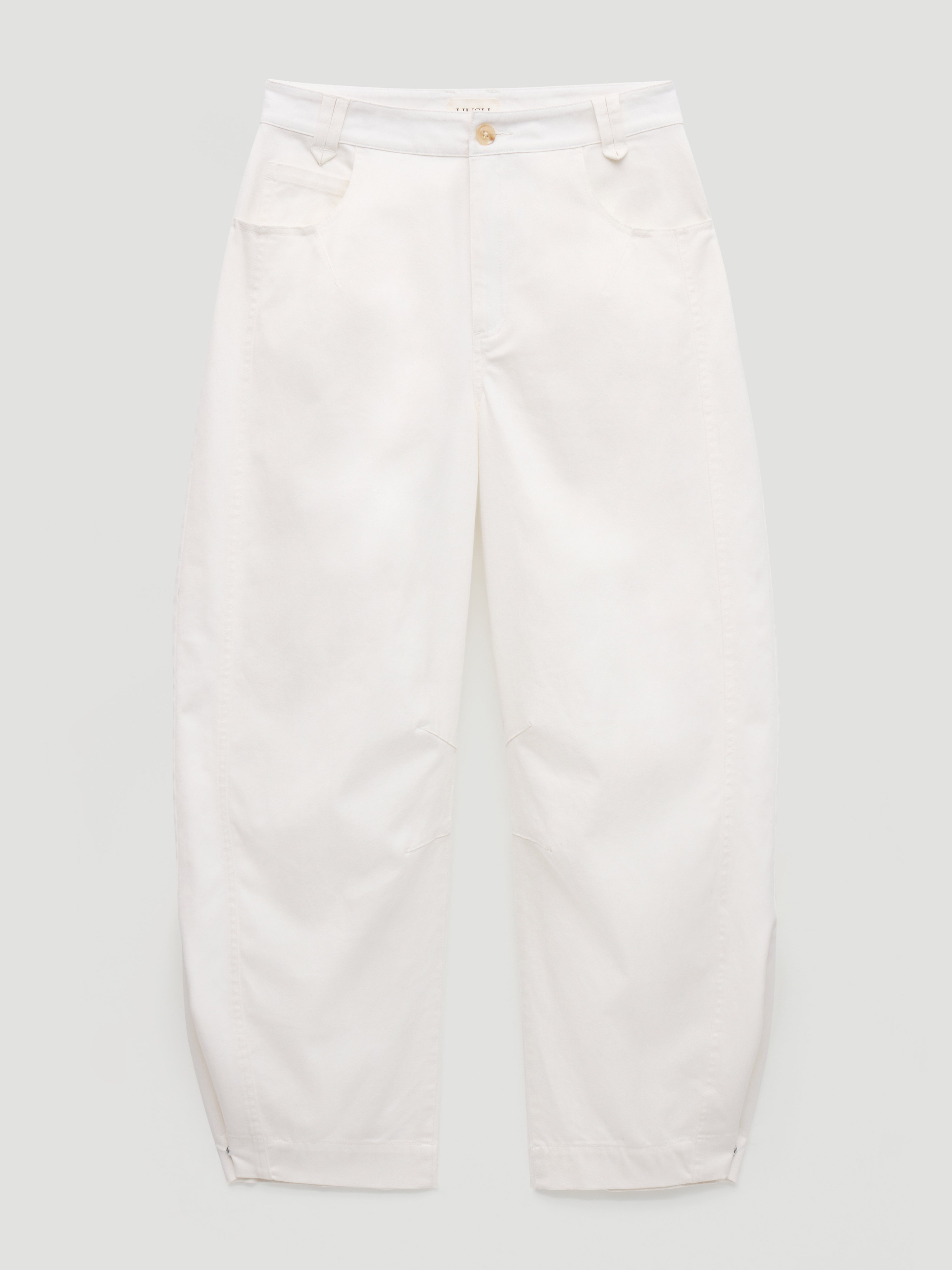 Bryce Seam Detail Barrel Leg Trousers
