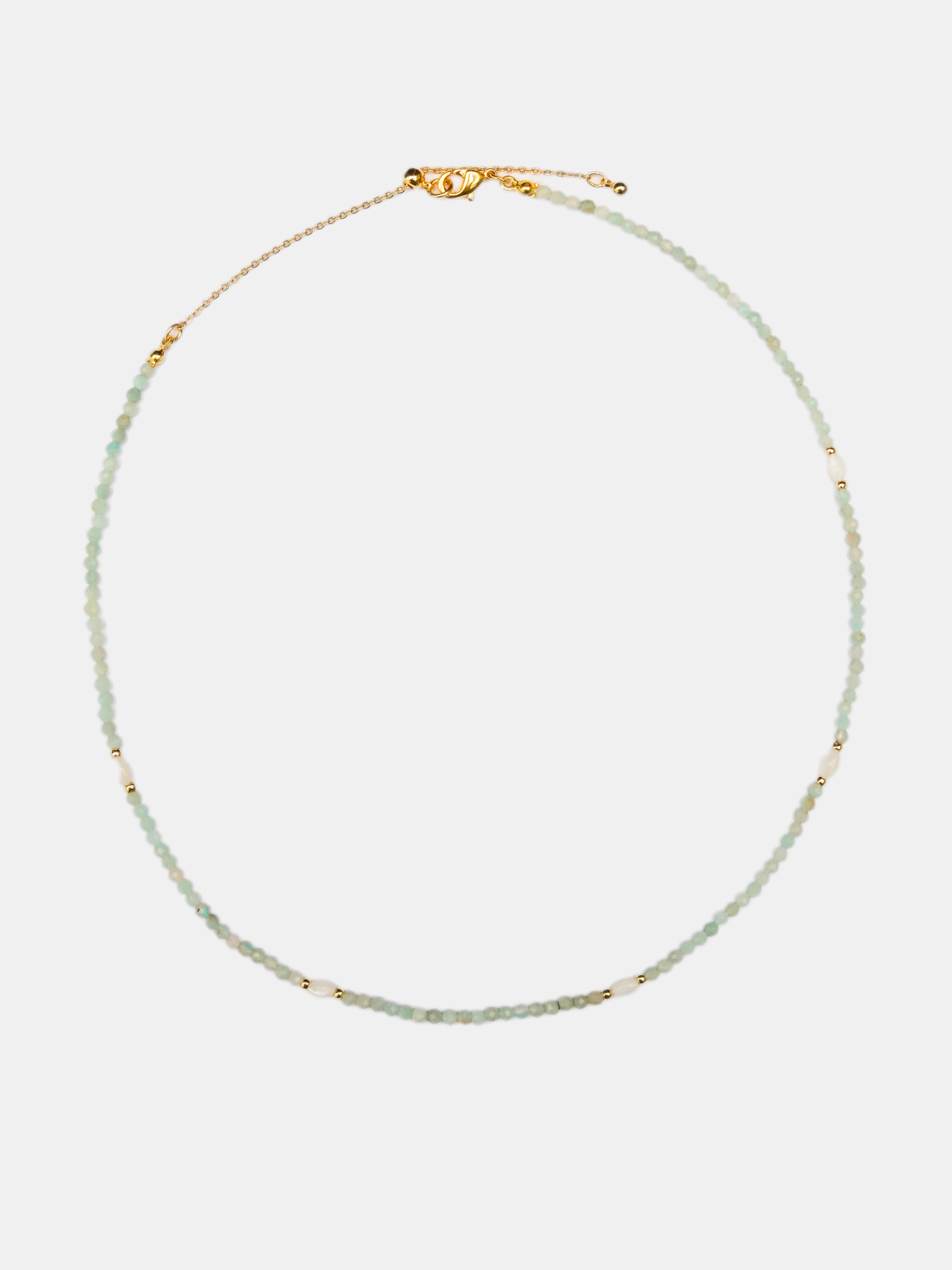 Mini Semi Precious Beaded Necklace