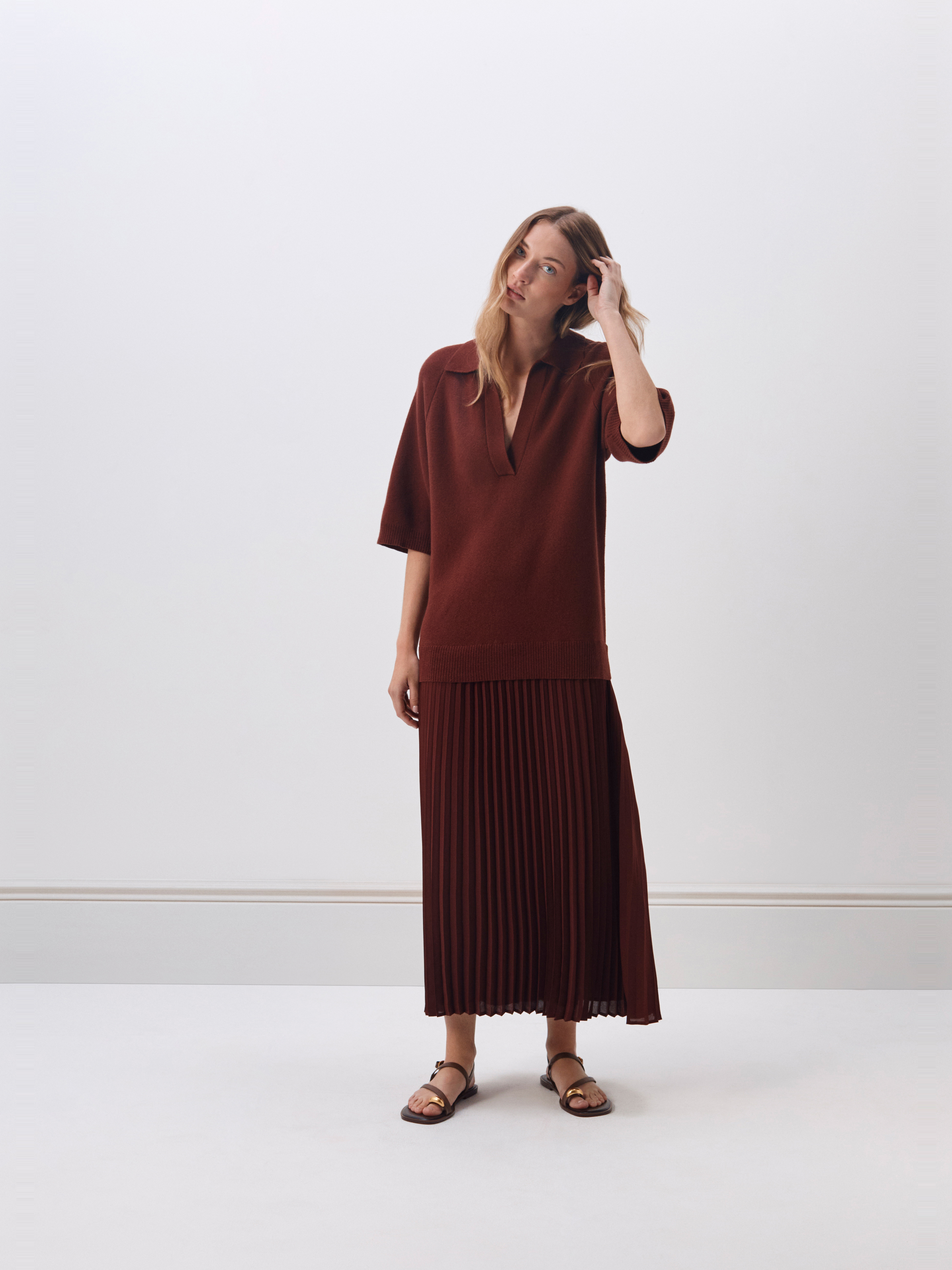 Gabriela Polo Knit Dress