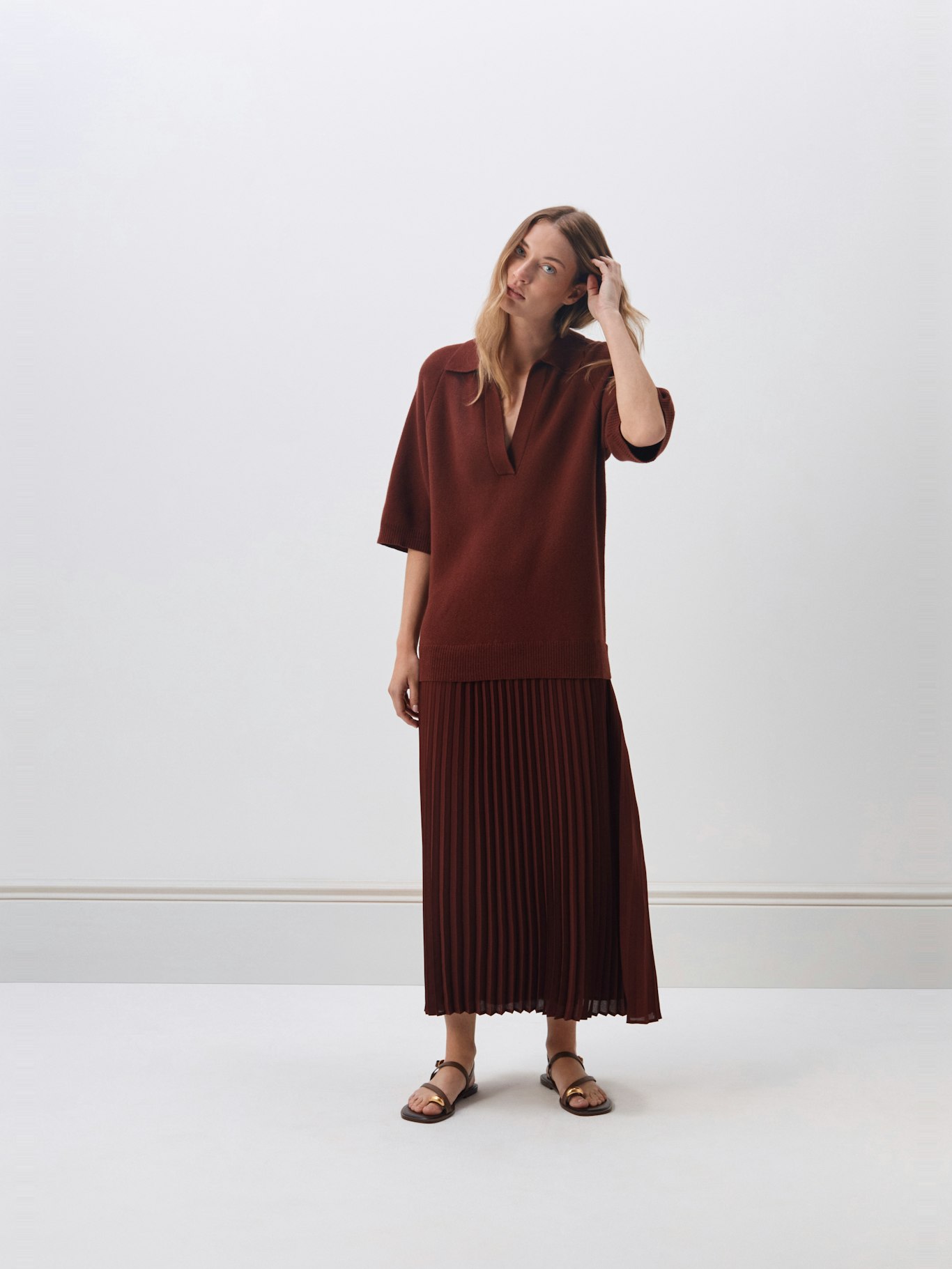 014181-0674-10 Gabriela Polo Knit Dress