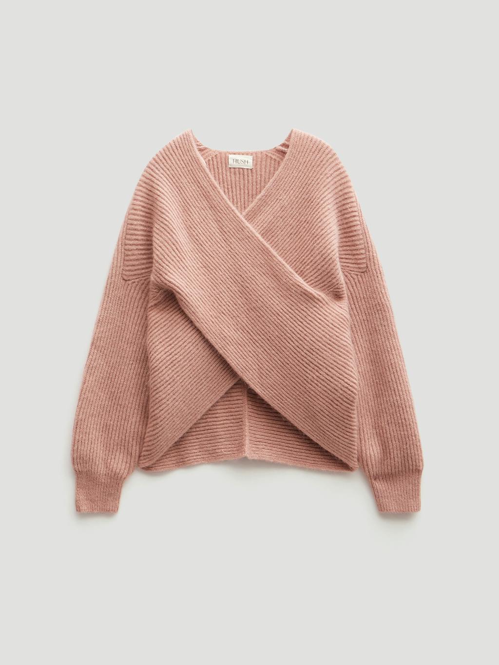 014155-1314-07 Betty Fluffy Cross Front Jumper