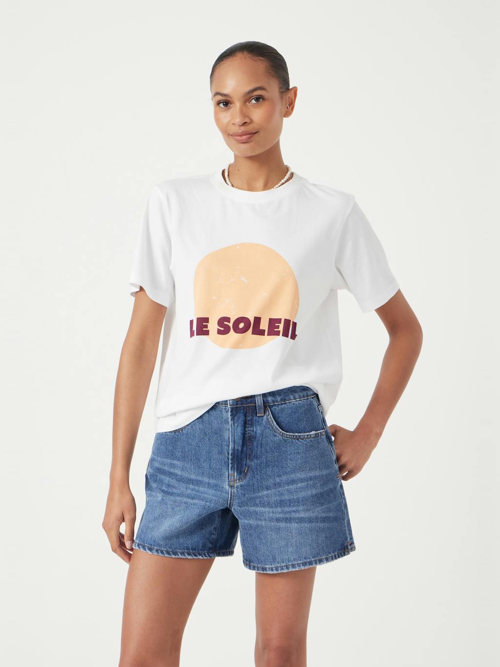 014021-0004-01 Le Soleil Graphic Cotton T-Shirt