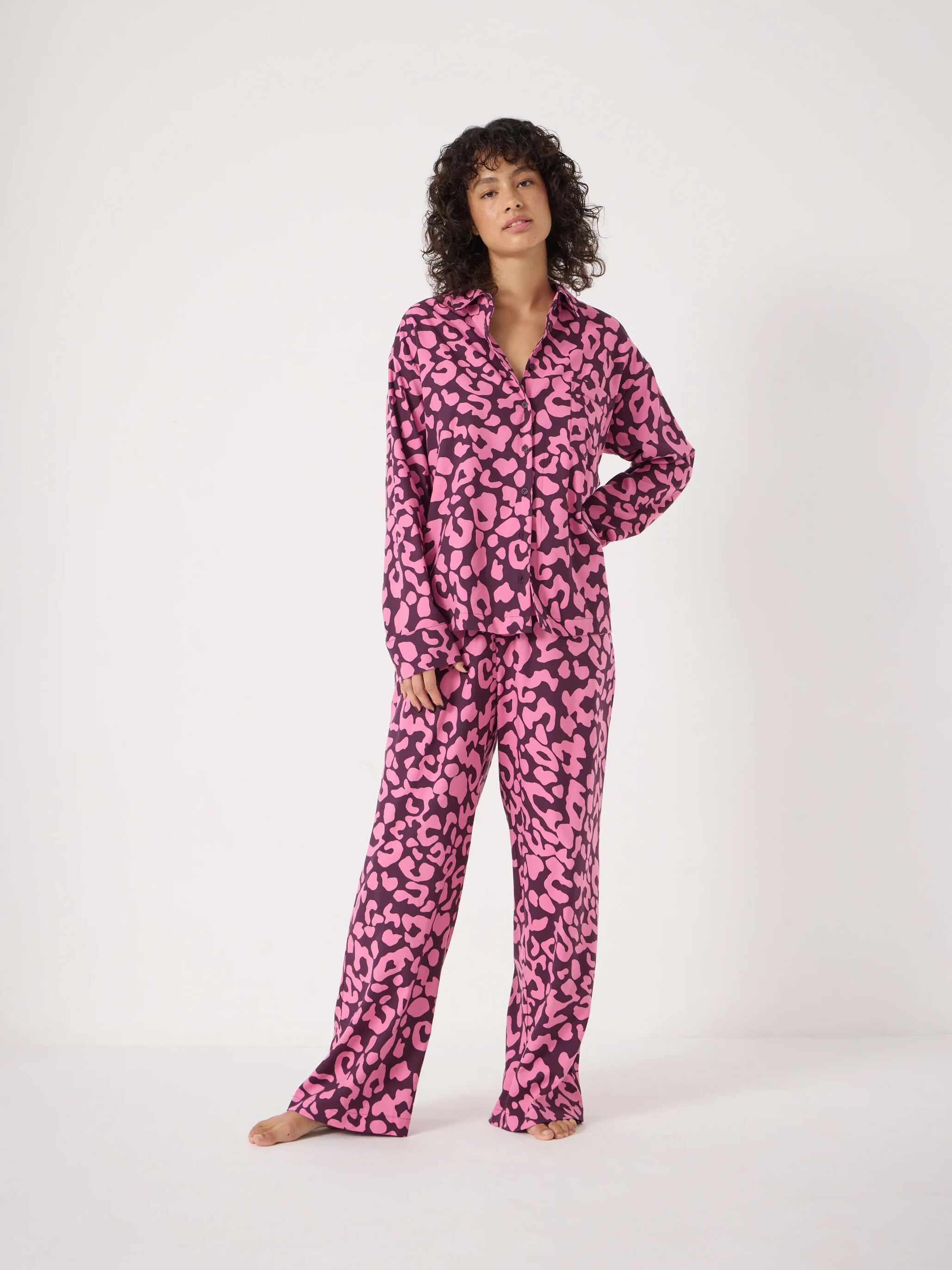 Brushed Cotton Animal Print Pyjamas