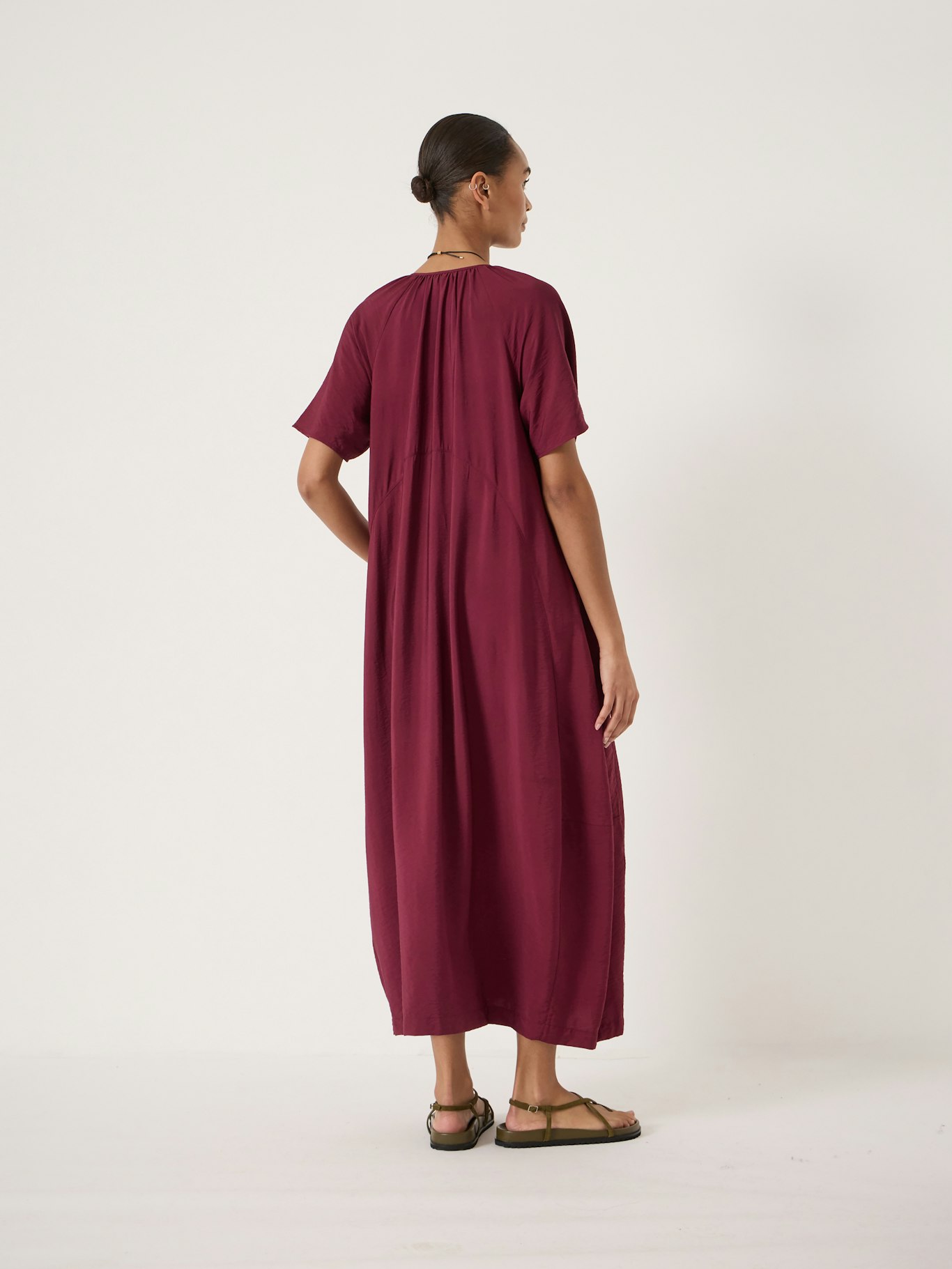014907-3278-03 Liddie Short Sleeve Barrel Dress